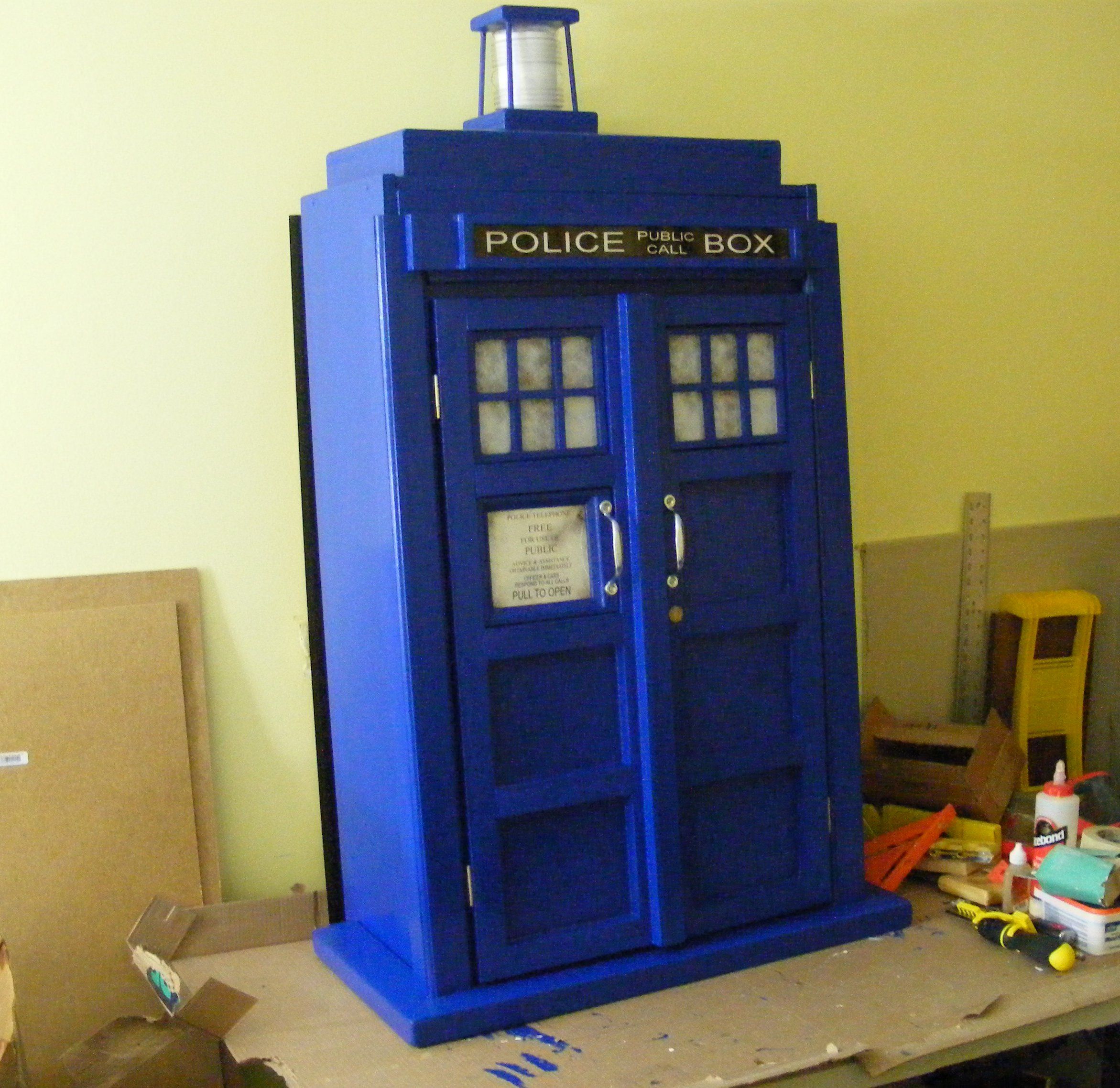 TARDIS Bookcase Cupboard - Goodhart Maker Den of Unequity Storage Cabinet