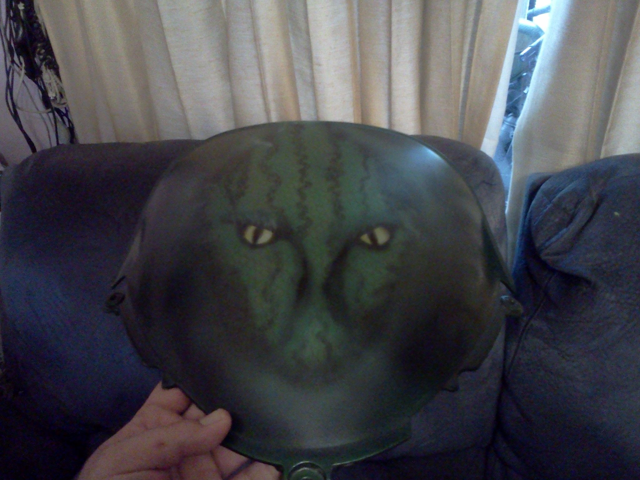 "UPDATED W/Videos" How to Spray Paint Snake Skin Scales on Anything 7