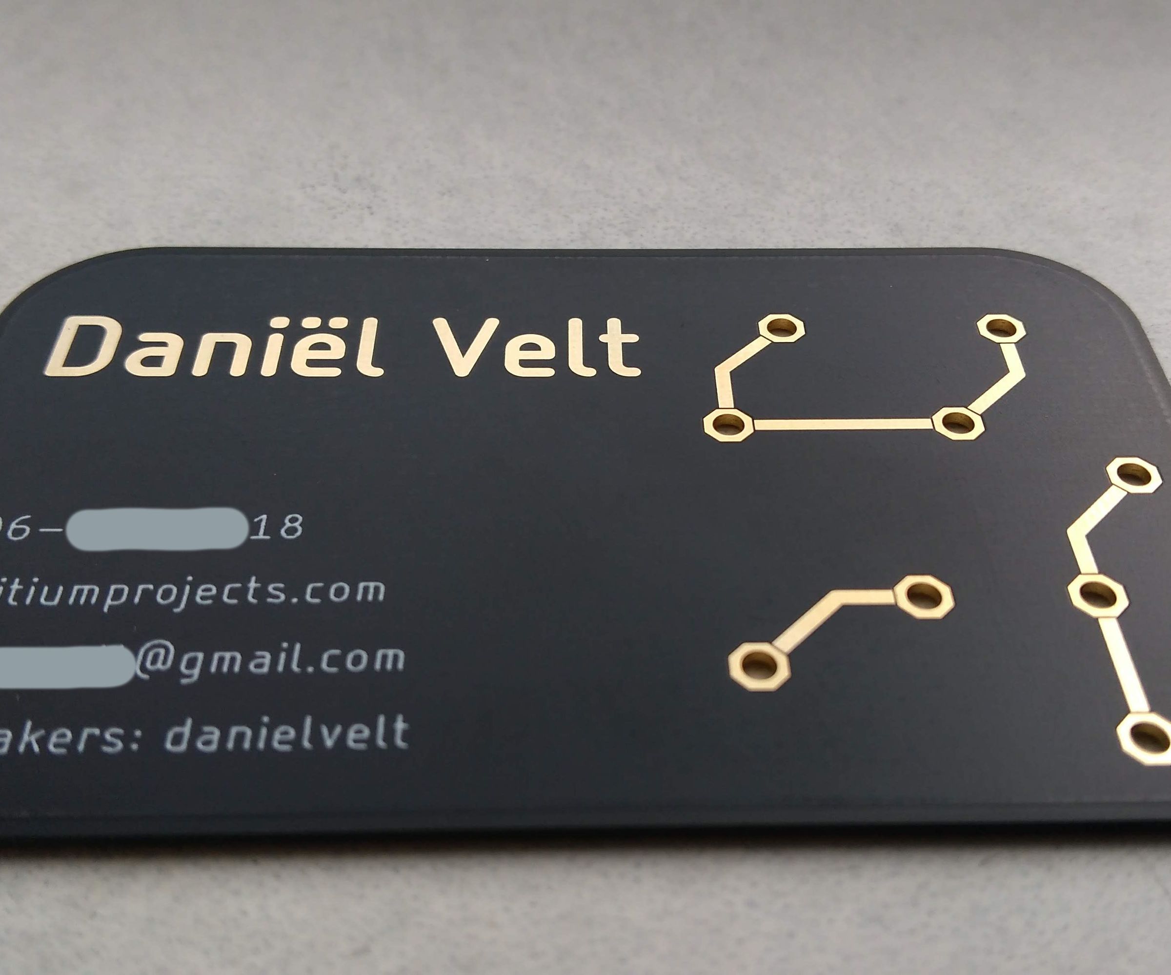 DIY guide for PCB Business Card with step-by-step instructions