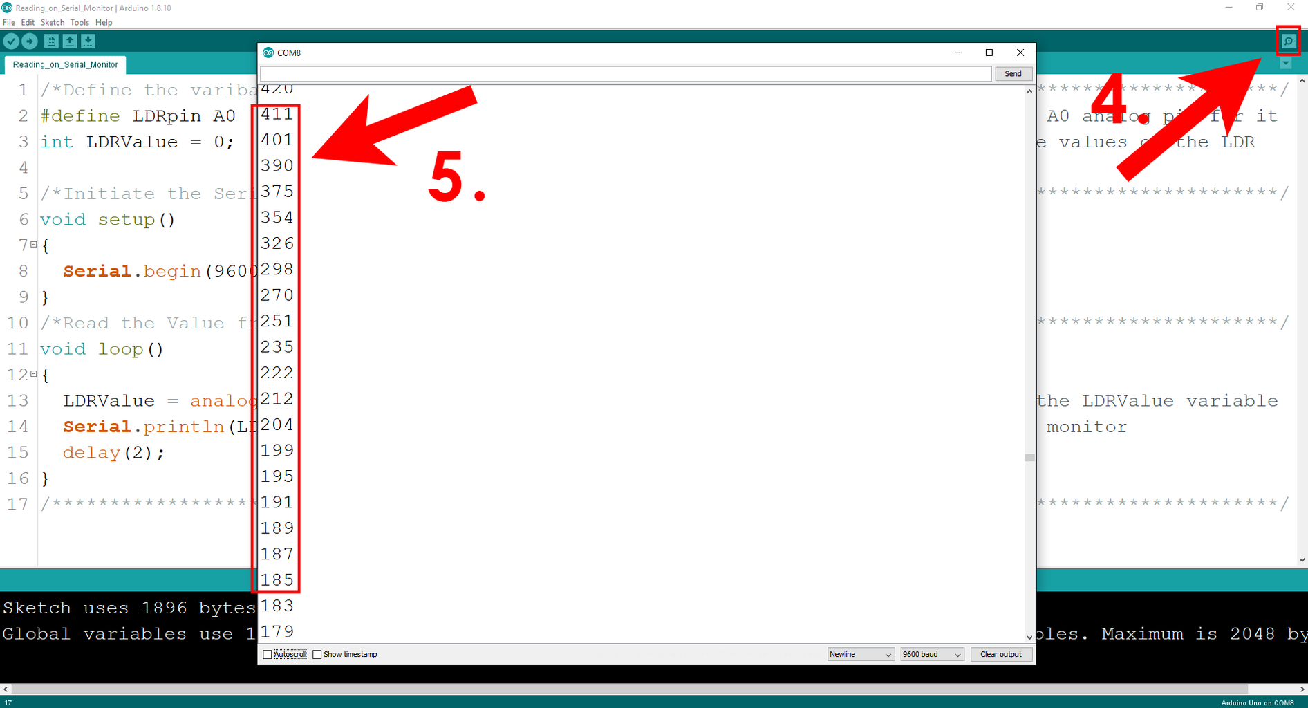 Arduino and LDR : 10 Steps - Instructables