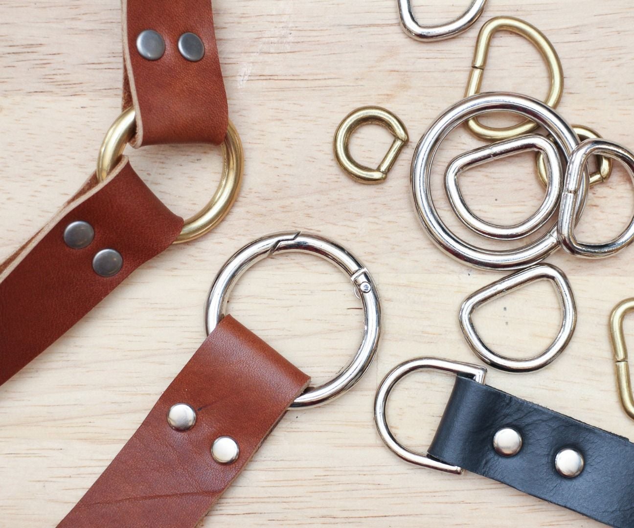 Leather Hardware Rings 9 Steps Instructables