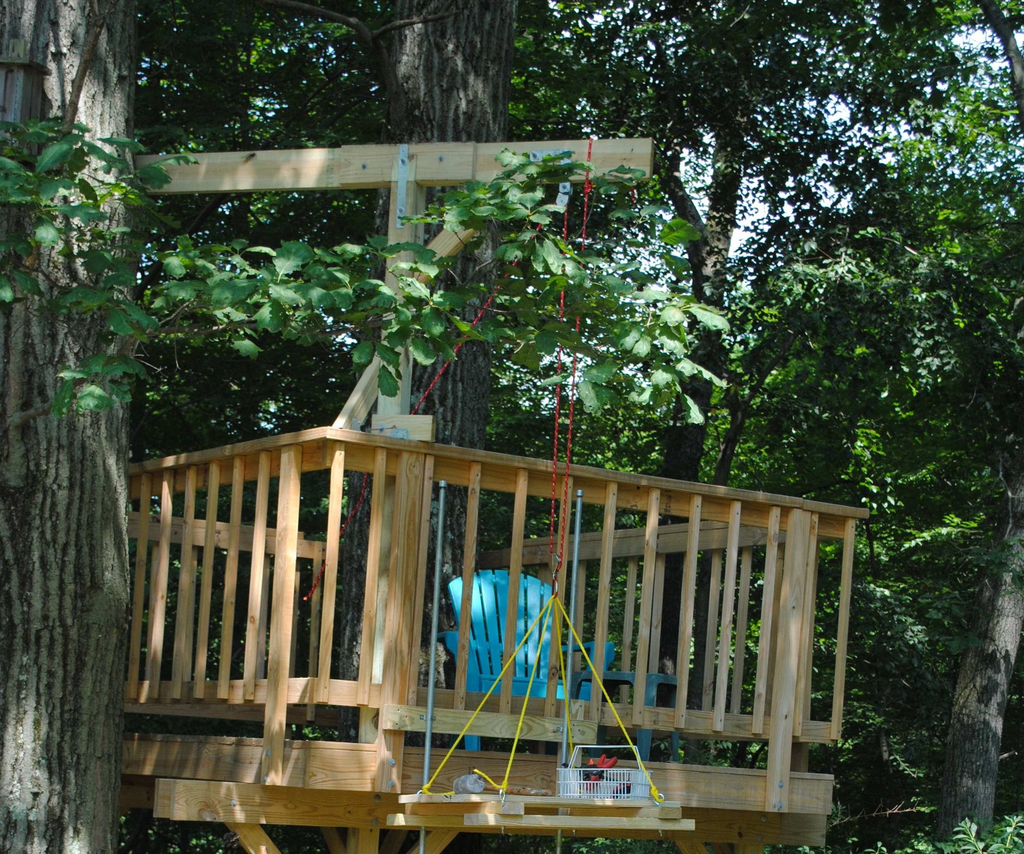 Treefort Lift or Pulley 5 Steps Instructables