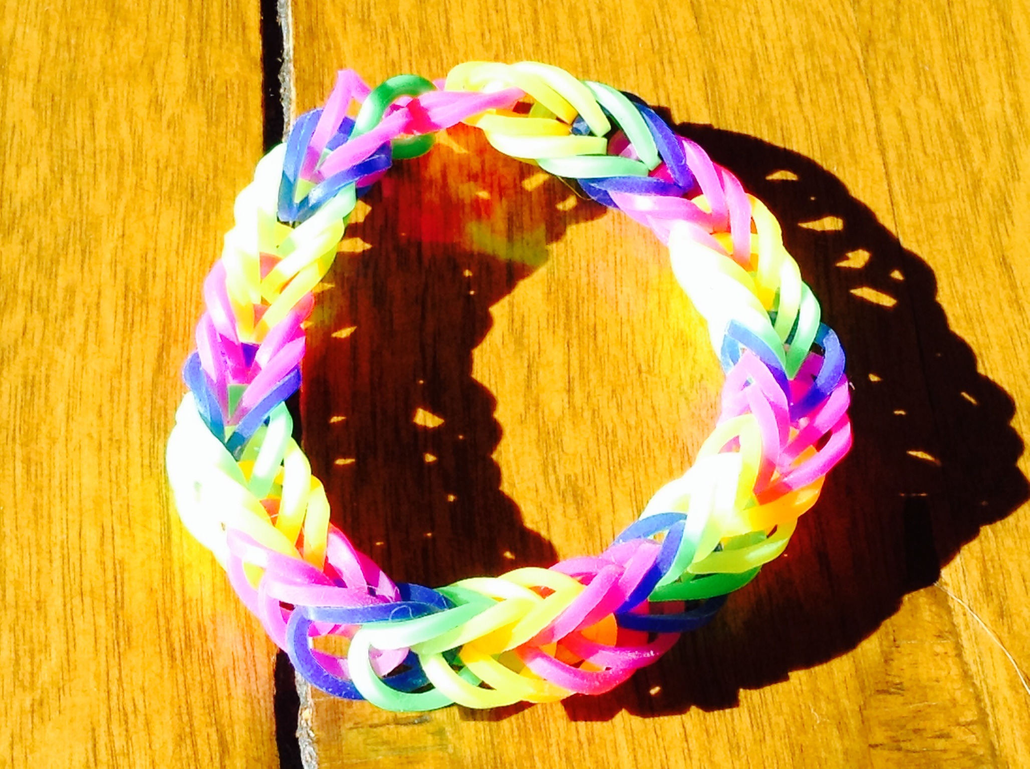 Rainbow Loom Fishtail on Your Fingers 6 Steps (with Pictures