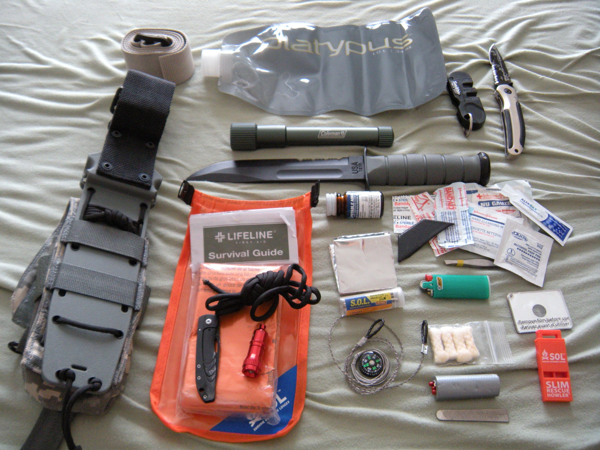 A Comprehensive Bail Out Bag 4 Steps Instructables