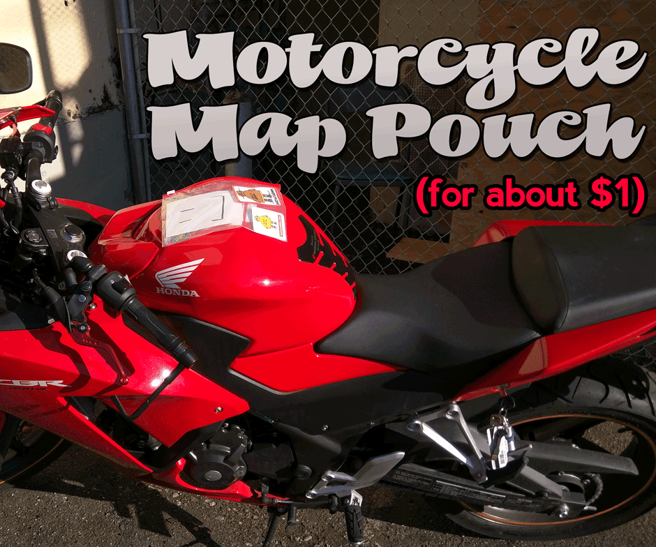 1 Motorcycle Map Pouch (with Pictures) Instructables