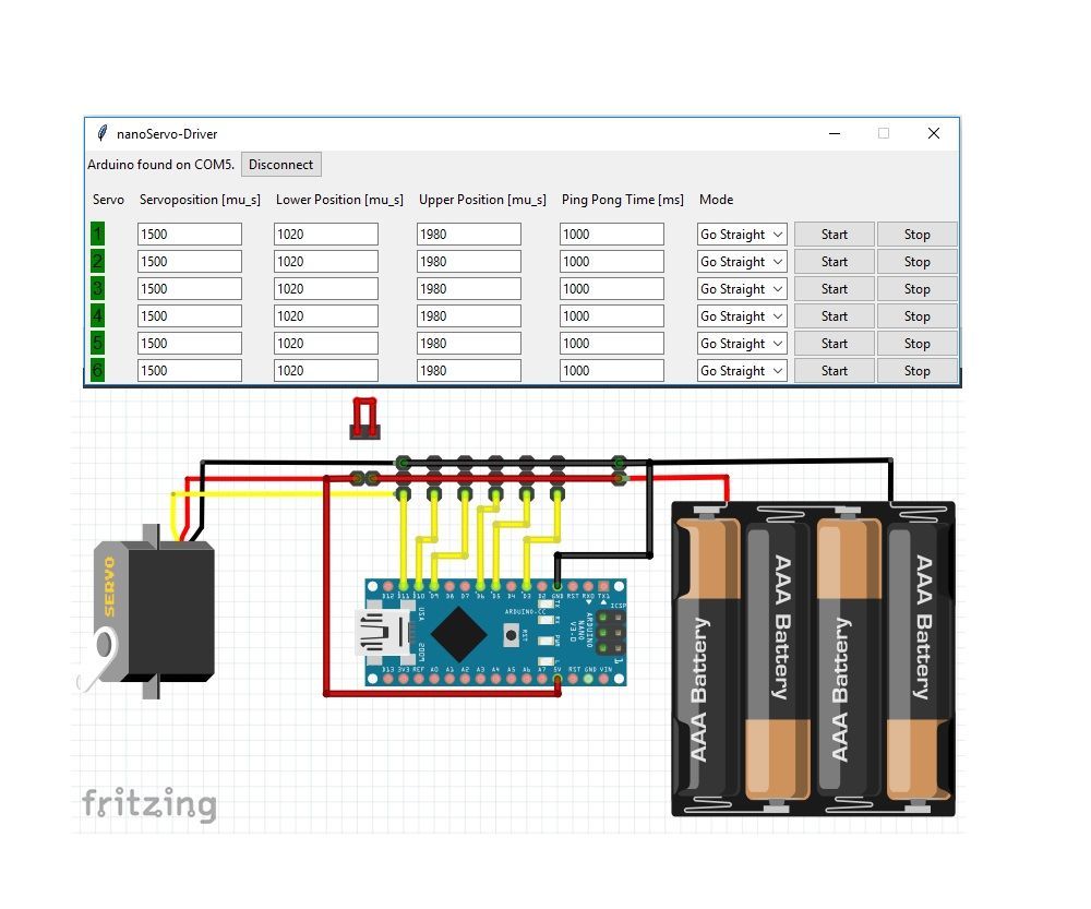 DIY guide for Servodriver-Board With Python-GUI and Arduino with step-by-step instructions