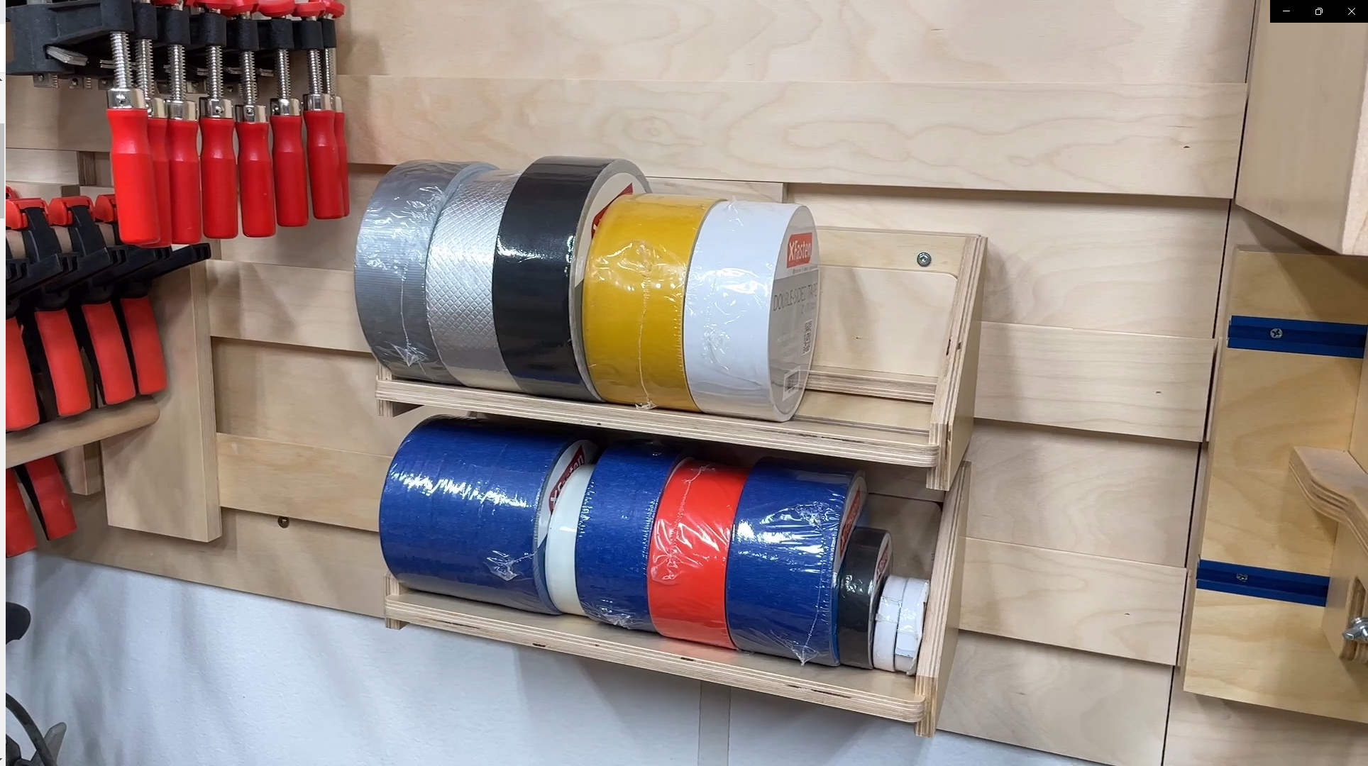 Tape Roll Holder With Hidden Shelf 7 Steps (with Pictures