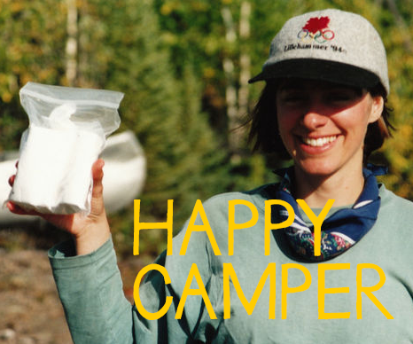 Step-by-step guide for ziplock toilet paper dispenser - camping and canoeing DIY Project DIY project