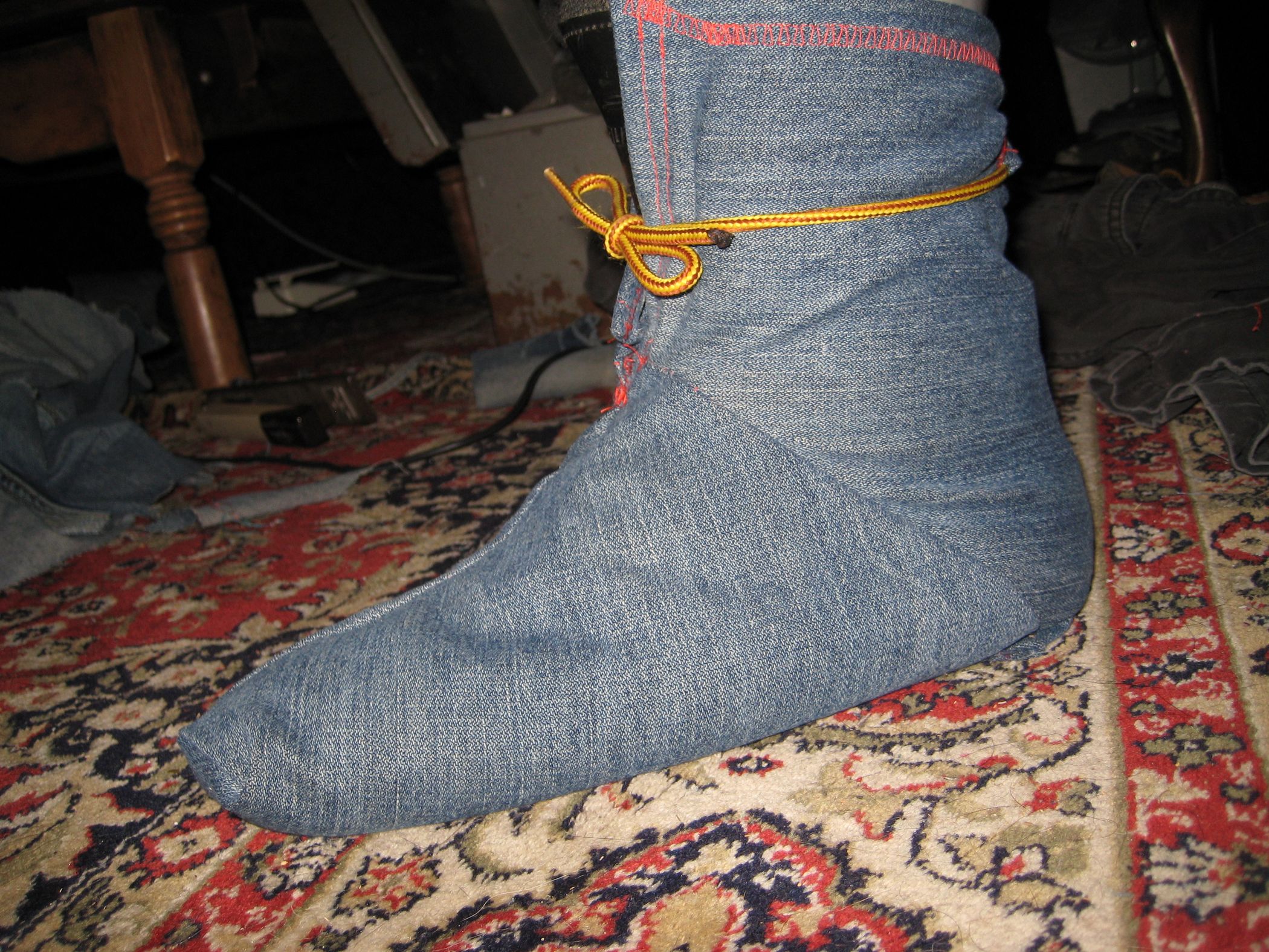 Make Work Slippers or Ninja Bootie Booties or Boot Covers 7 Steps