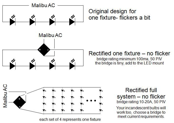 DIY LED Replacement Bulbs for 12 Volt Landscape Lighting Wedge Base