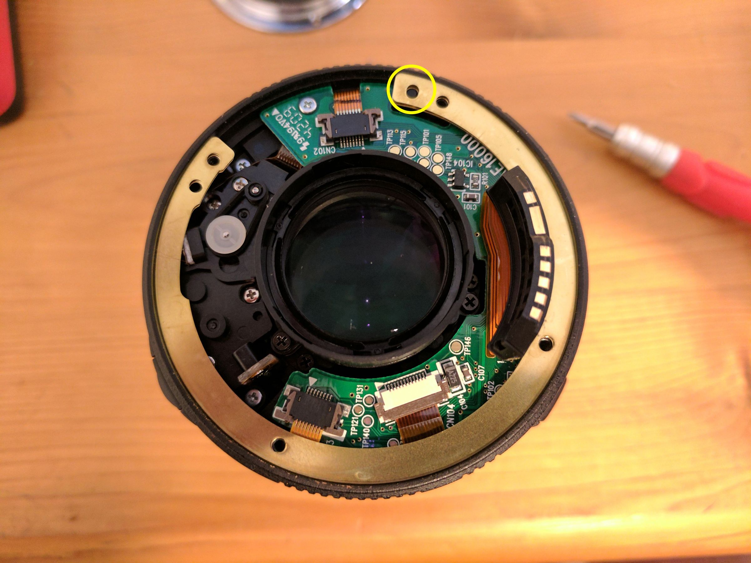 How to Fix Stuck Zoom Ring on a Tamron 1750 2.8 Non VC Canon Lens 7