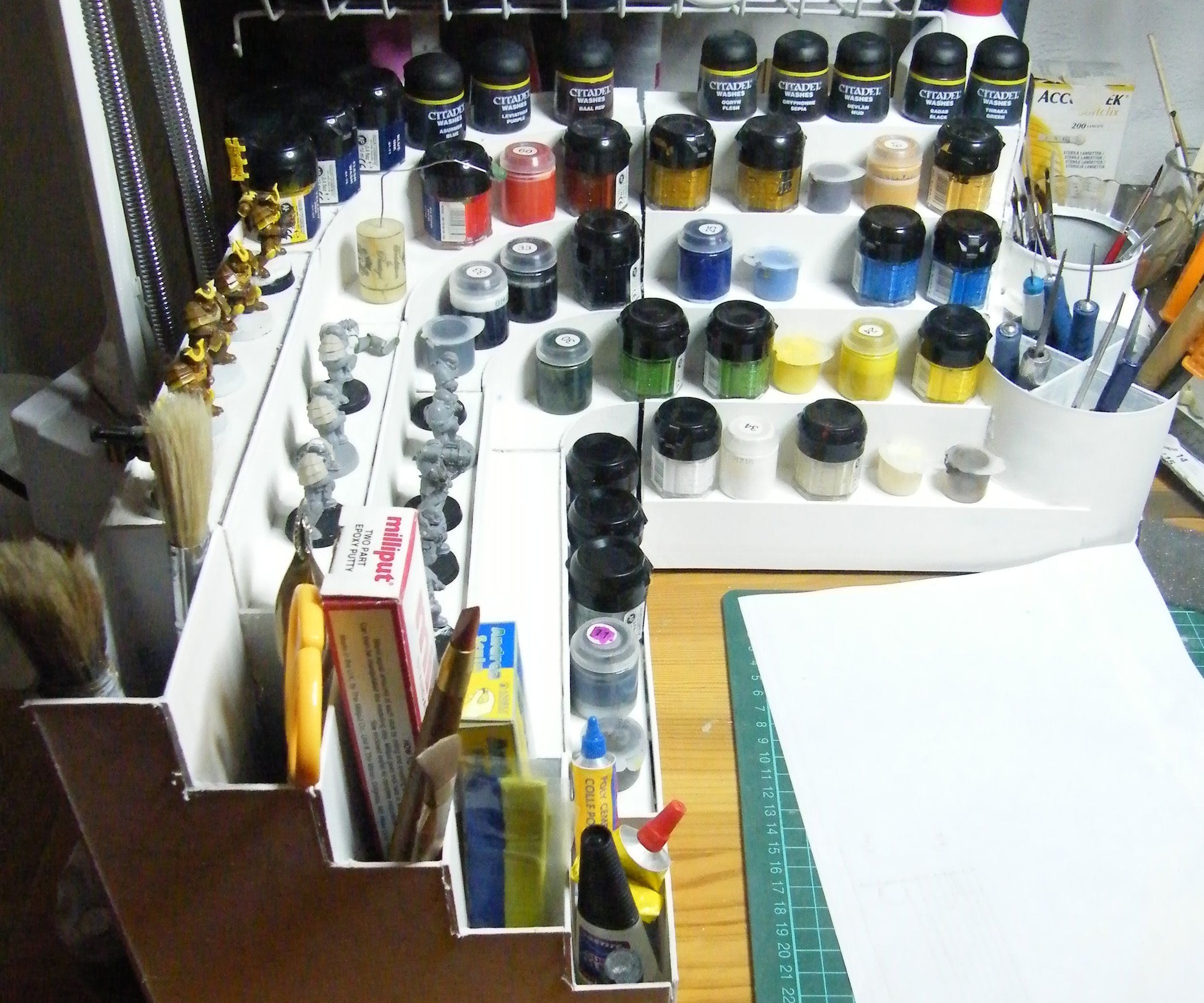 Paints Organizer for Figurines Painters. 5 Steps (with Pictures