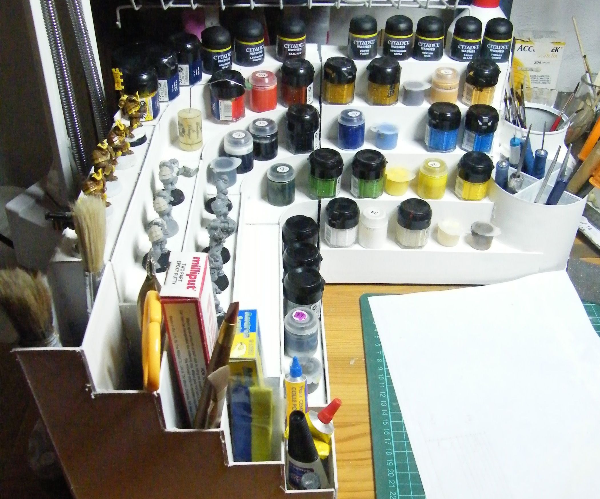 Paints Organizer for Figurines Painters. 5 Steps (with Pictures) Instructables