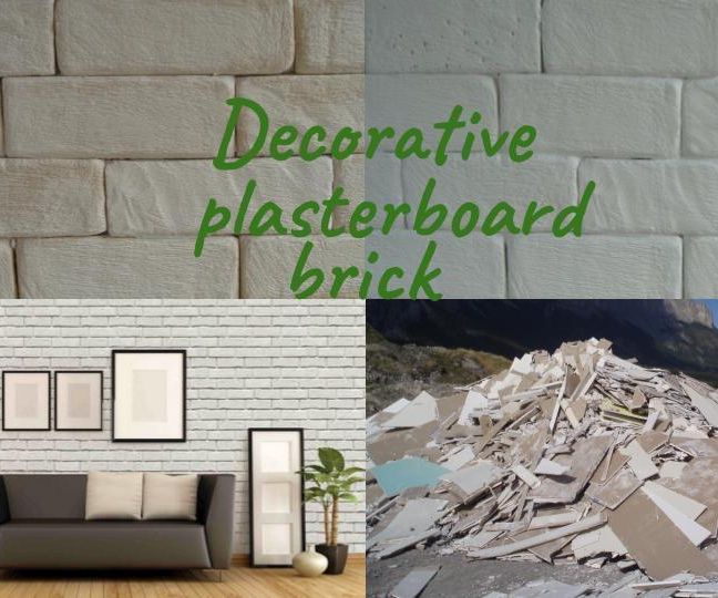 Decorative Plasterboard Brick 3 Steps Instructables