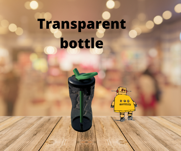 Transparent Water Bottle With Fusion 360