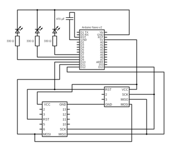 Compact Attiny 13/85/84 Programmer Using Arduino Nano : 6 Steps ...