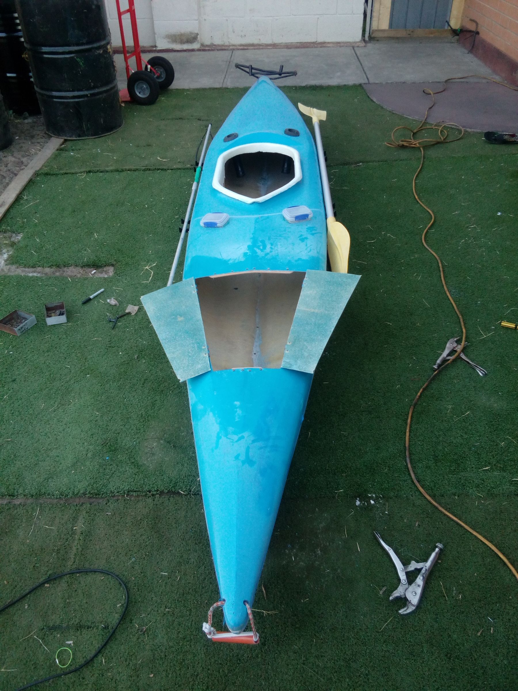 Fishing Kayak With Homemade Outriggers 7 Steps (with Pictures