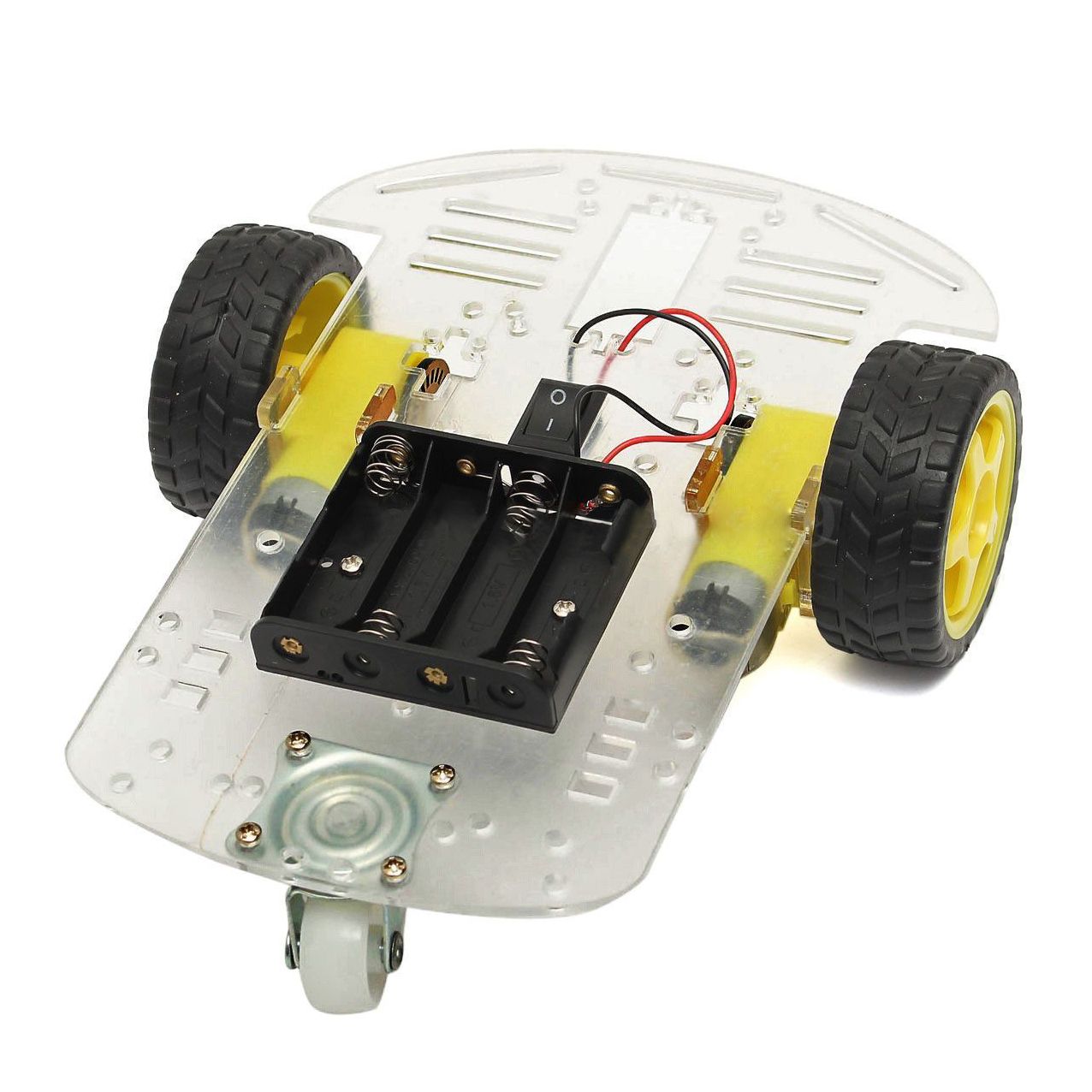 2wd obstacle avoiding robot