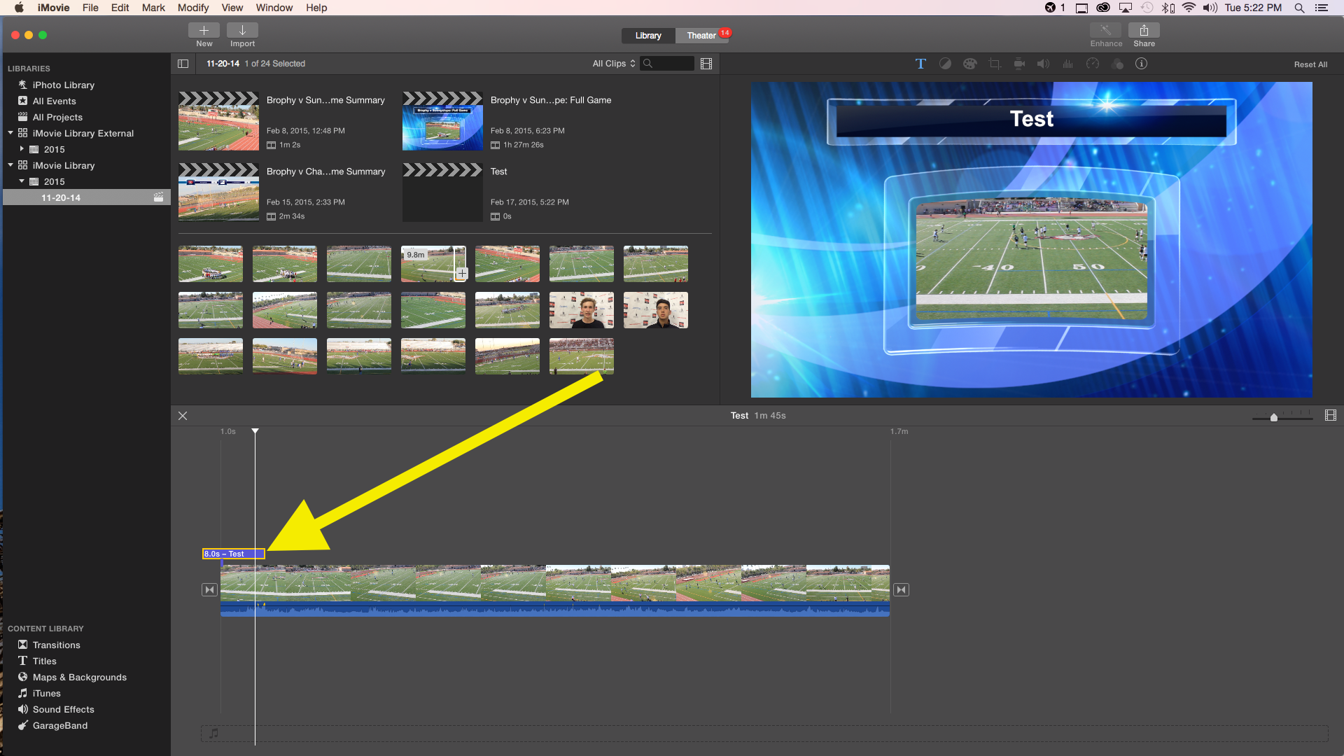 How to Make Highlight Videos Using the Sports Editor in IMovie 8