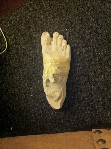 Making Your Foot Cast Into a Last