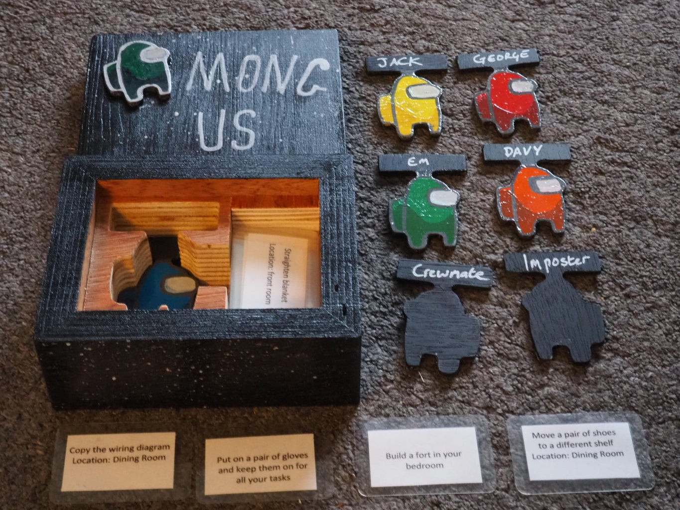 Real Life Among Us Game Set : 5 Steps (with Pictures) - Instructables