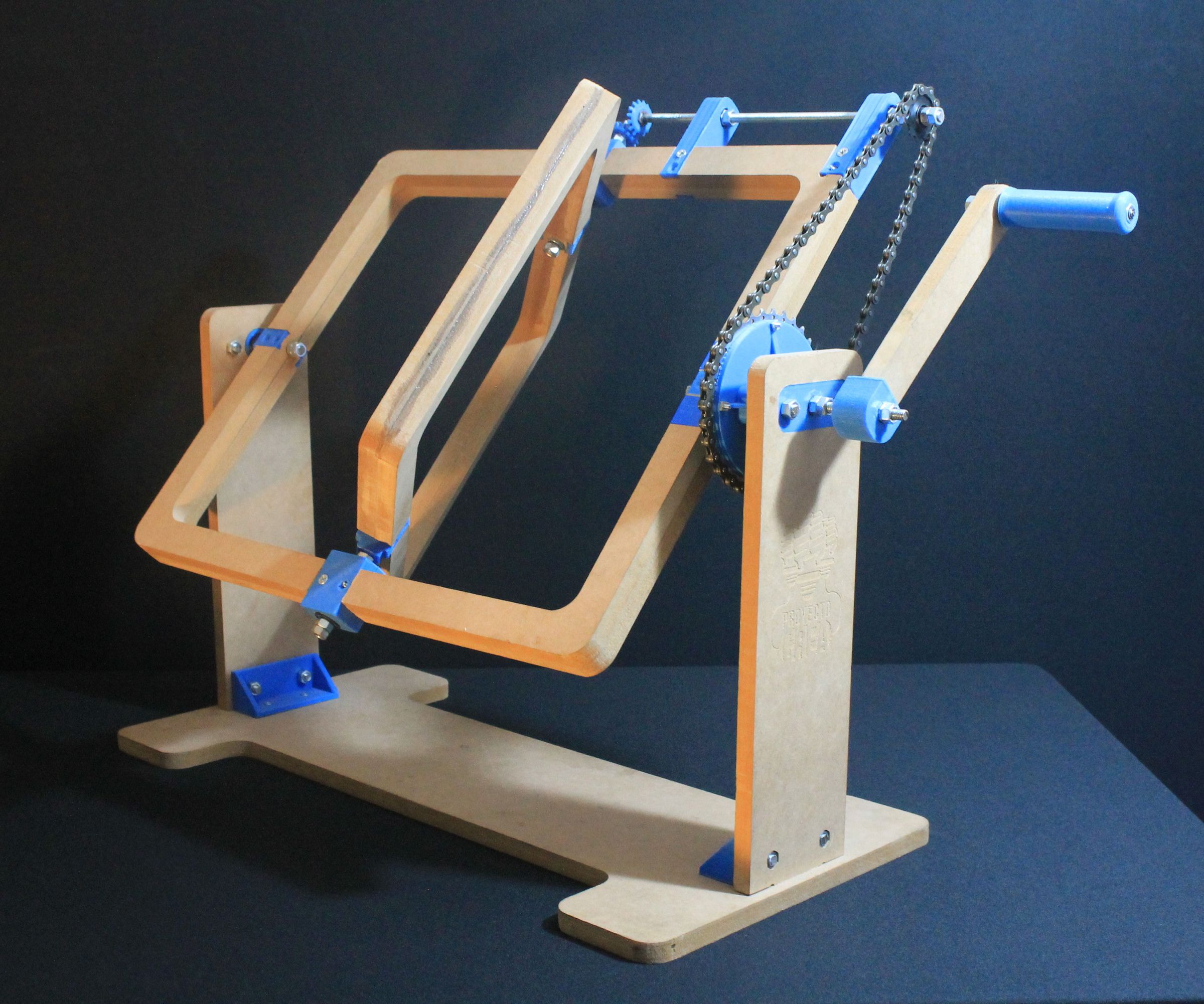 3d printed and cnc cut rotomolding machine DIY Project DIY Project Image