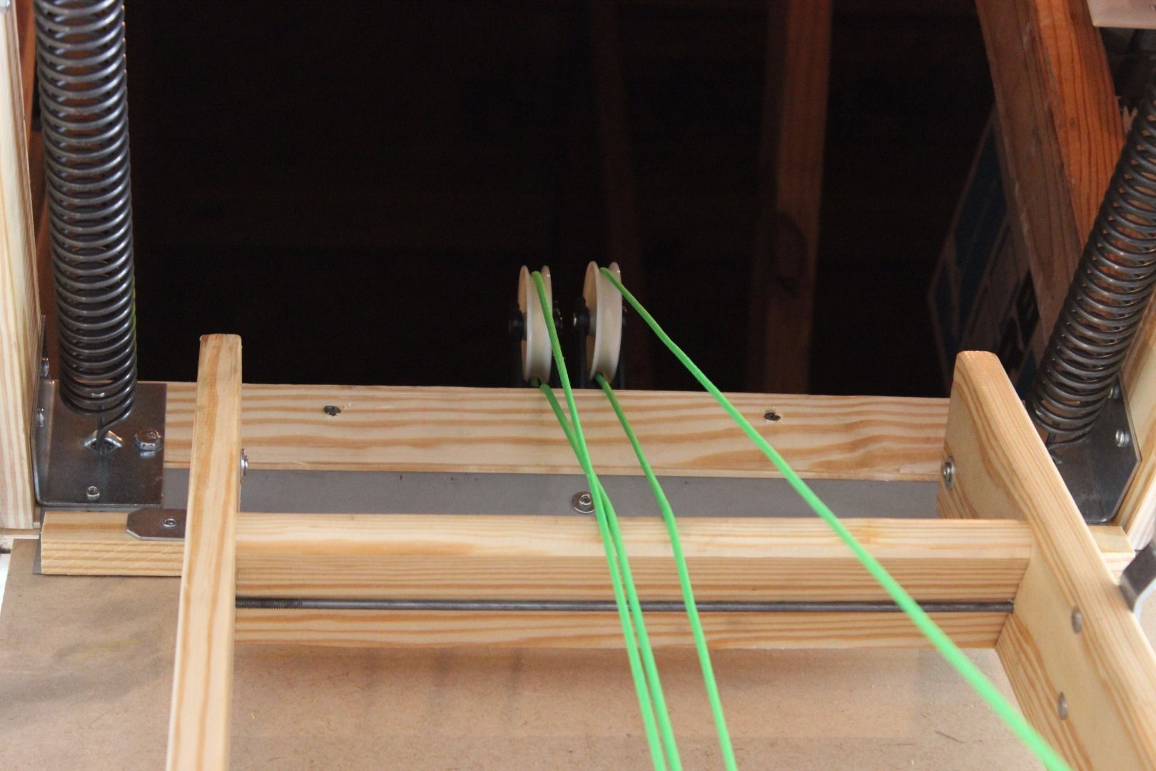 Diy Pulley System For Stairs Our Loft Ladder Goes Electric Yellow Brick Home / I've seen some
