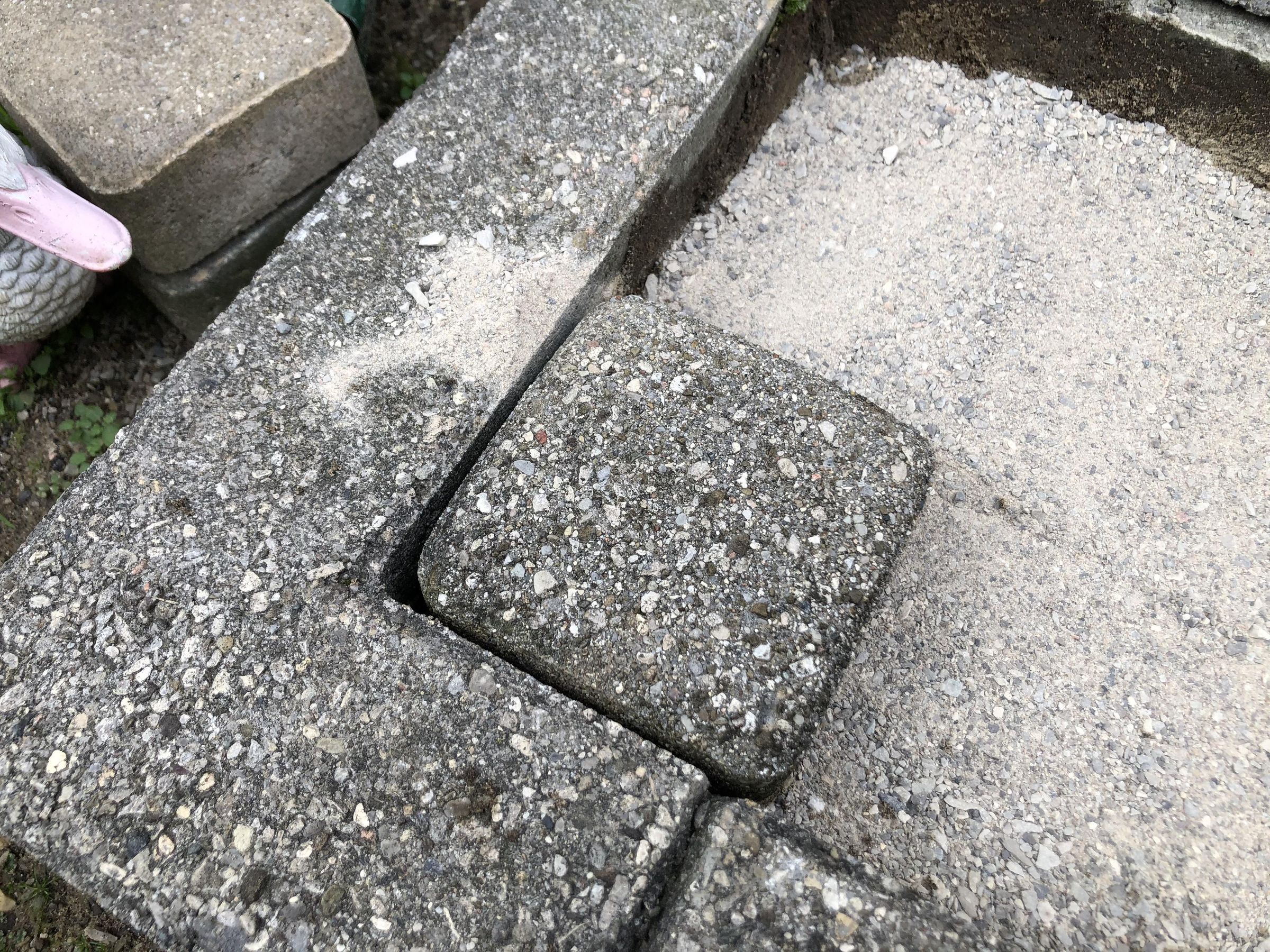 Repair Sunken Pavers 6 Steps (with Pictures) Instructables