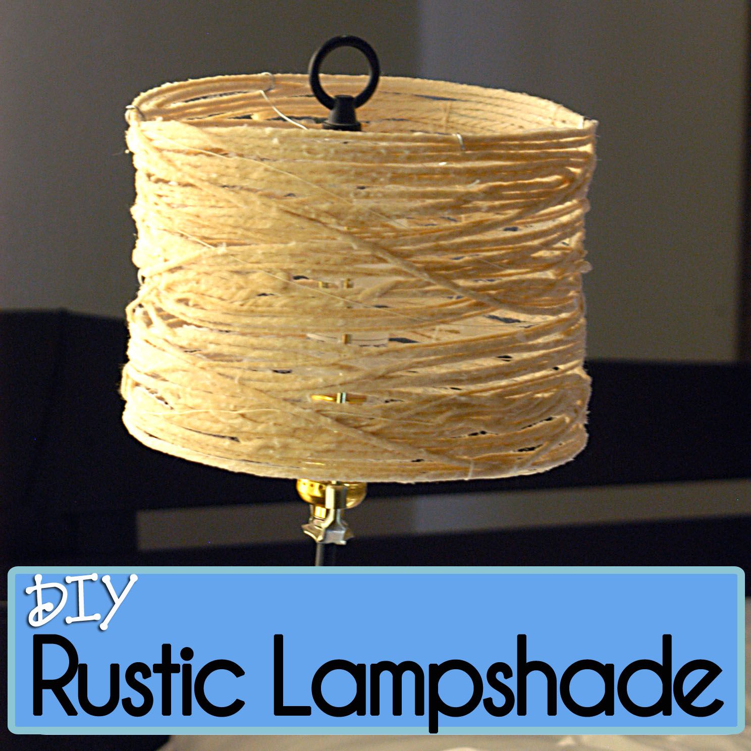 DIY Rustic Lampshade Made of Yarn (with Pictures) Instructables