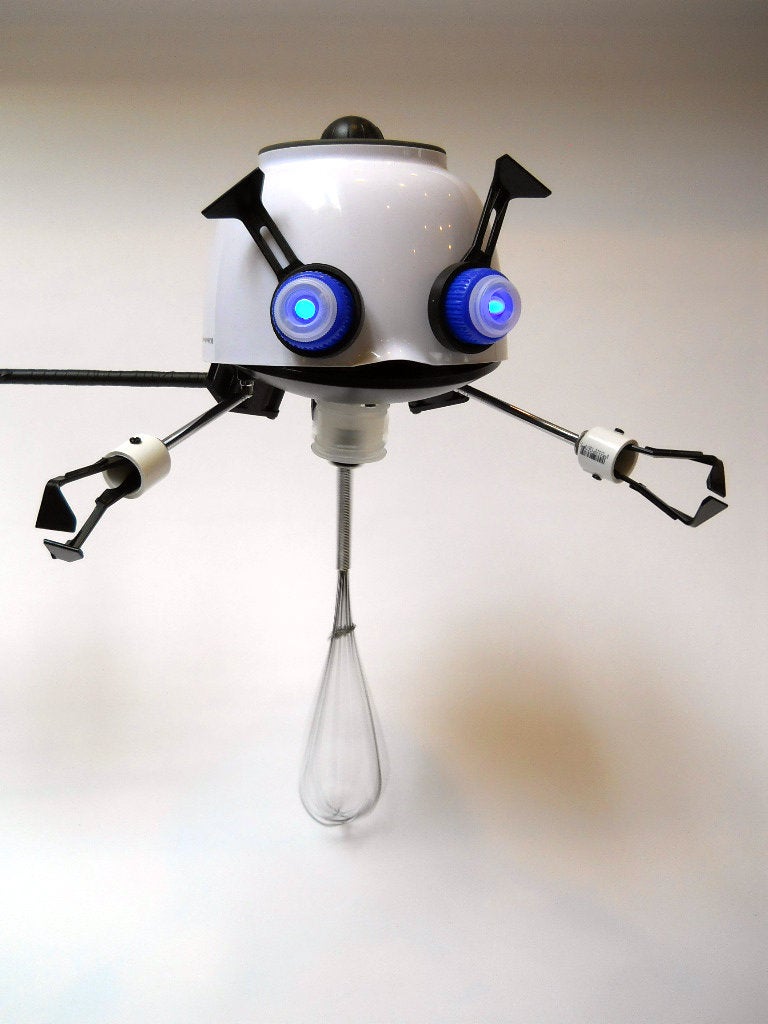 Upgrade a Simple Egg Beater Into a SciFi Movie Egg Beater! 9 Steps (with Pictures