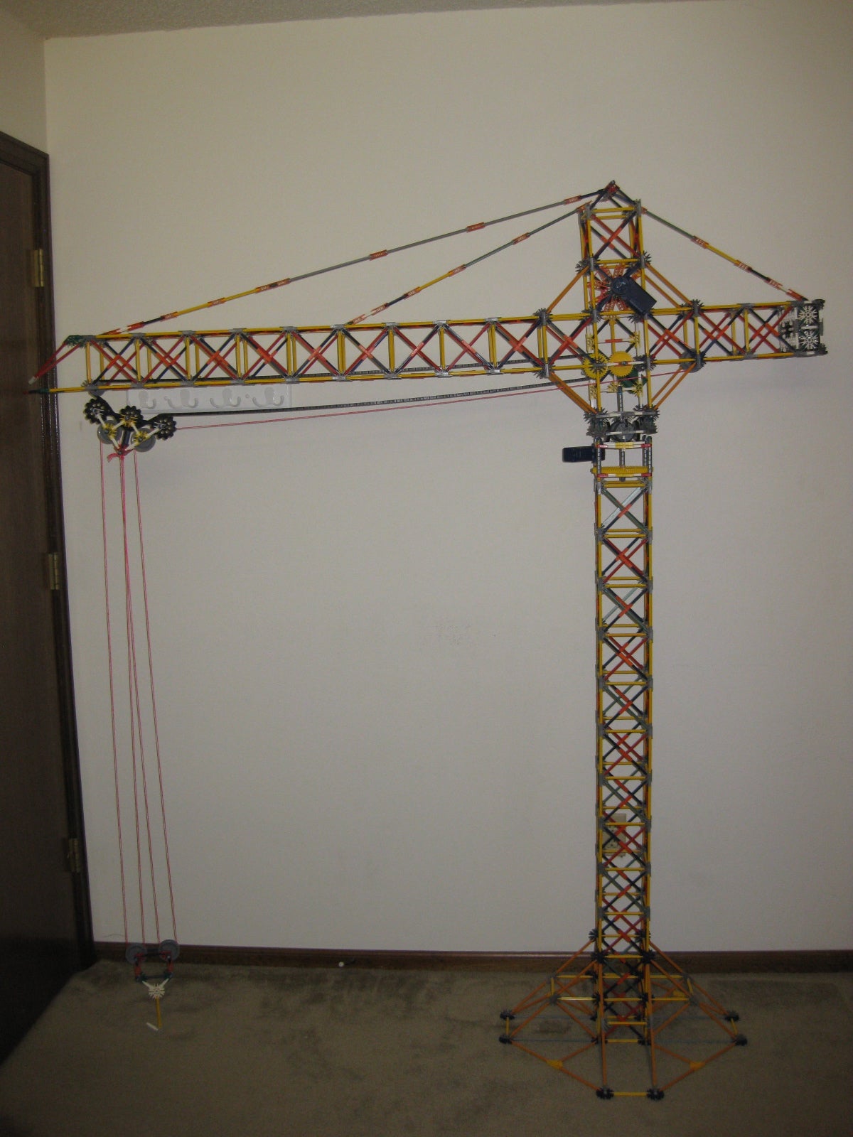 K'nex Tower Crane 16 Steps Instructables