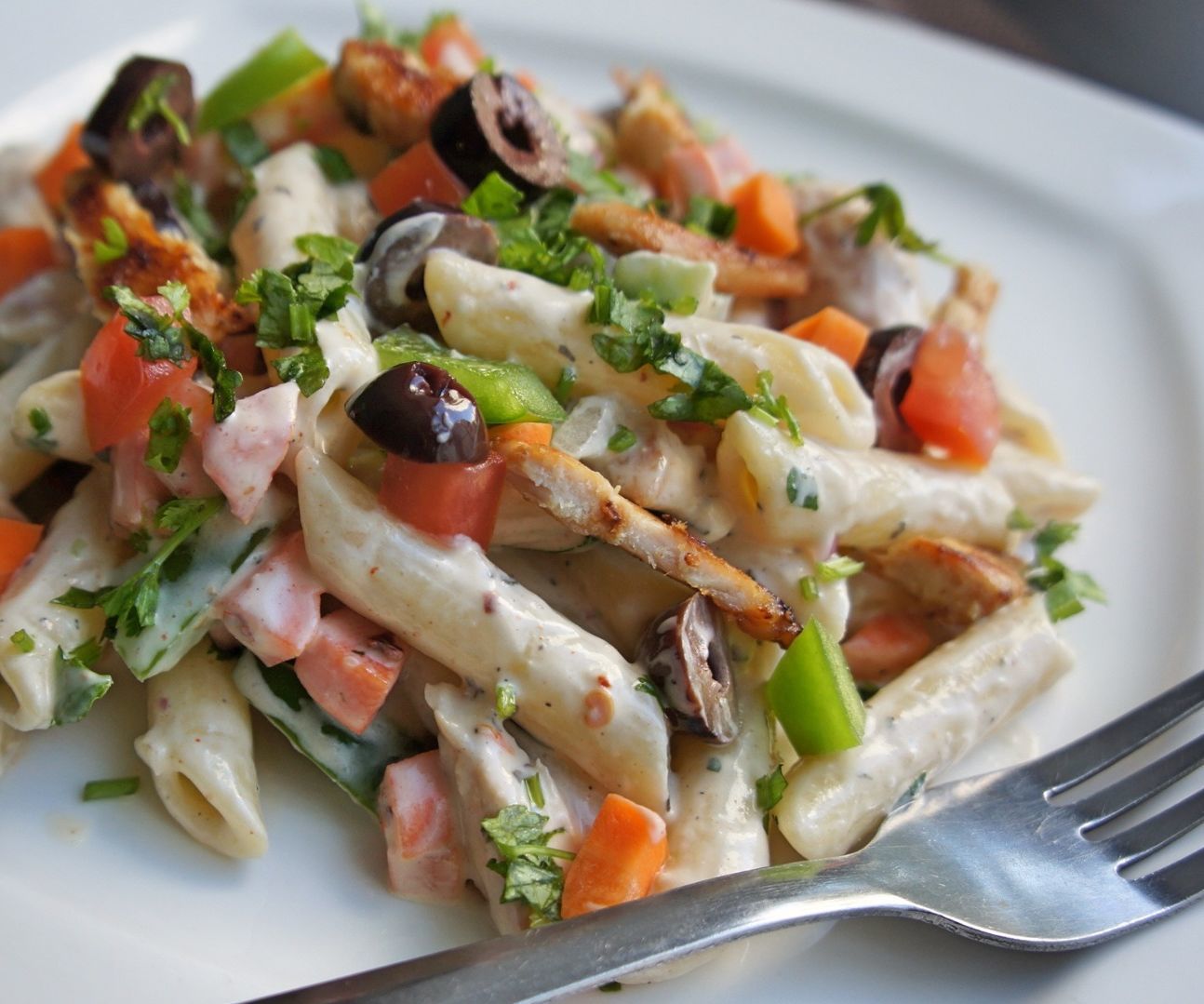 Quick and Easy Chicken Pasta Salad