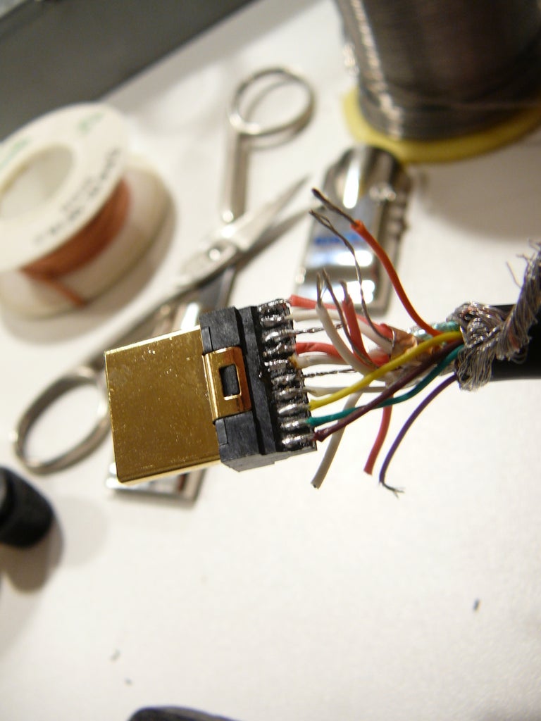 Repair a Hdmi Cable 6 Steps (with Pictures) Instructables Repair a Hdmi Cable 6 Steps (with Pictures) Instructables