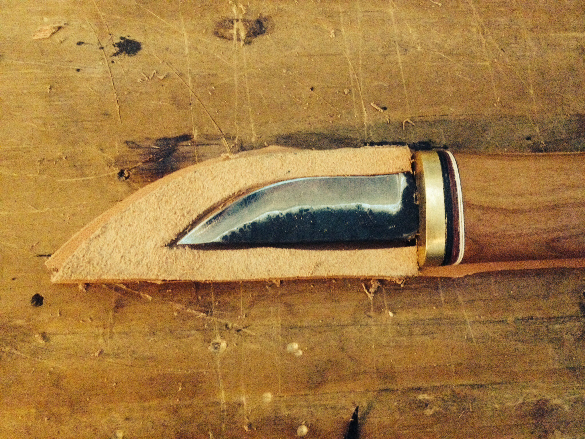 Make an Easy Leather Knife Sheath 11 Steps Instructables