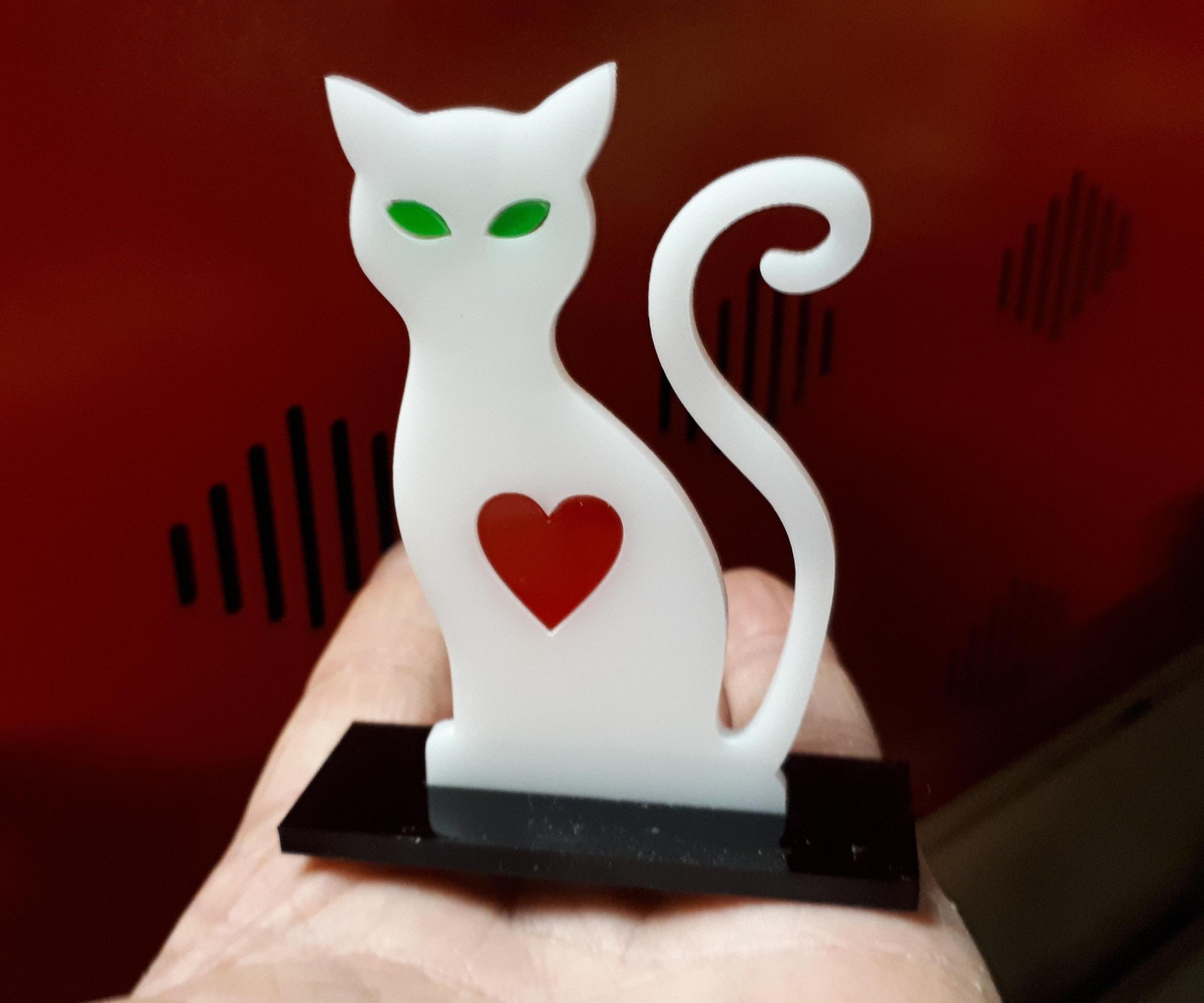 Cute Cut Cat (for Mother's Day)