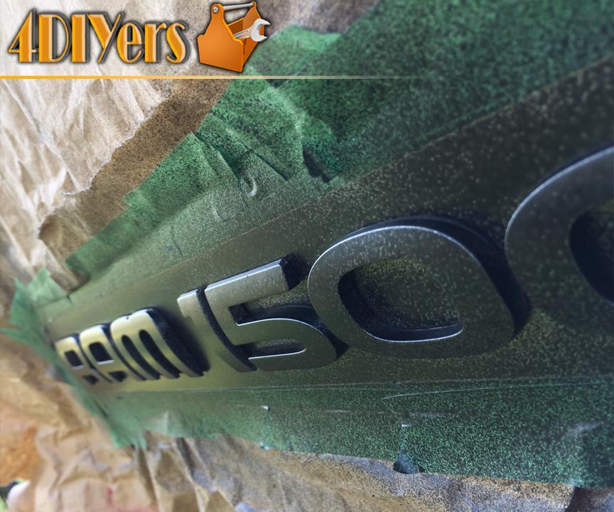 How to Plasti Dip Emblems With Glossifier 10 Steps (with Pictures