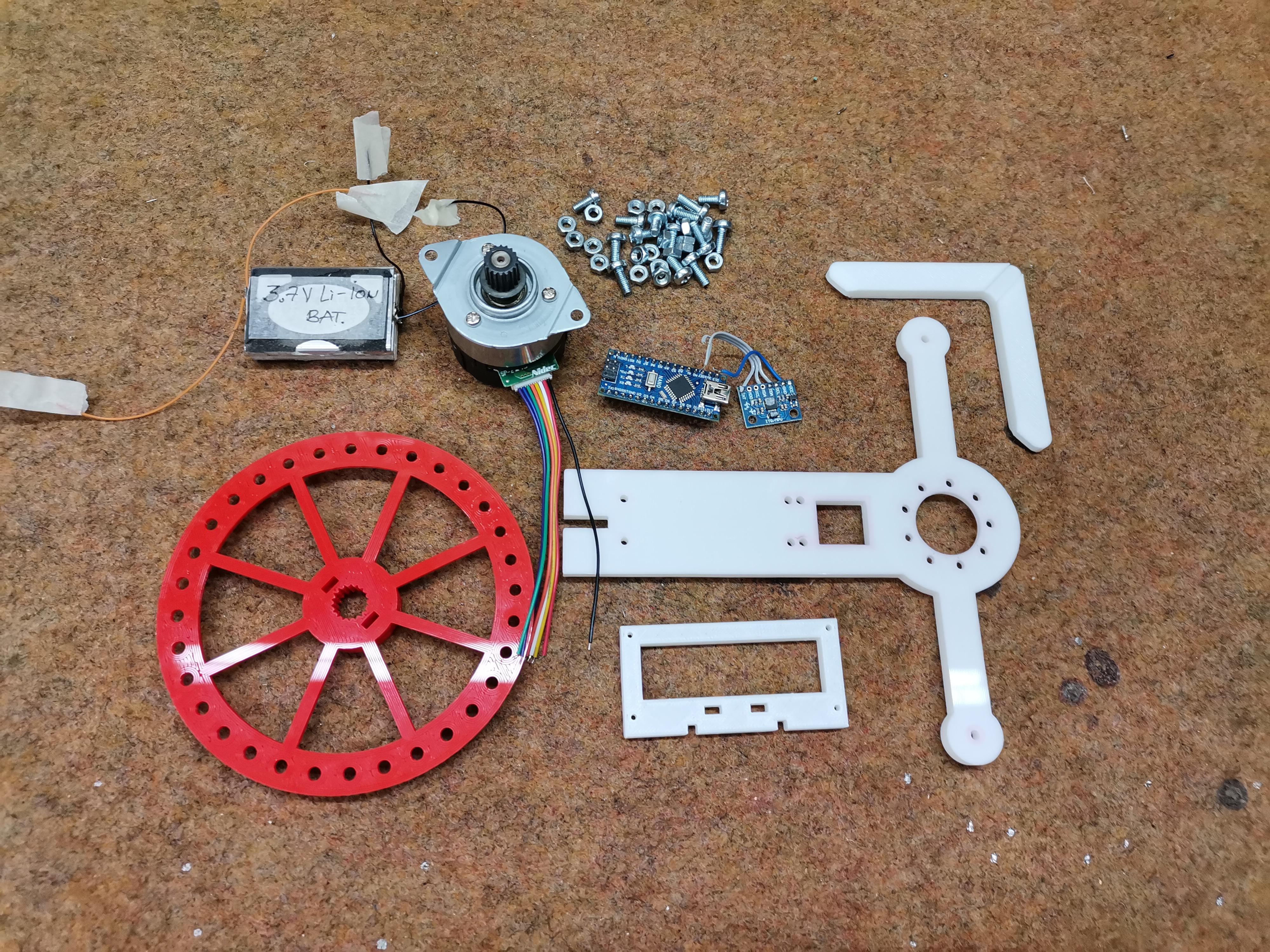 DIY Aduino One Axis Self Balancing Device 3 Steps Instructables