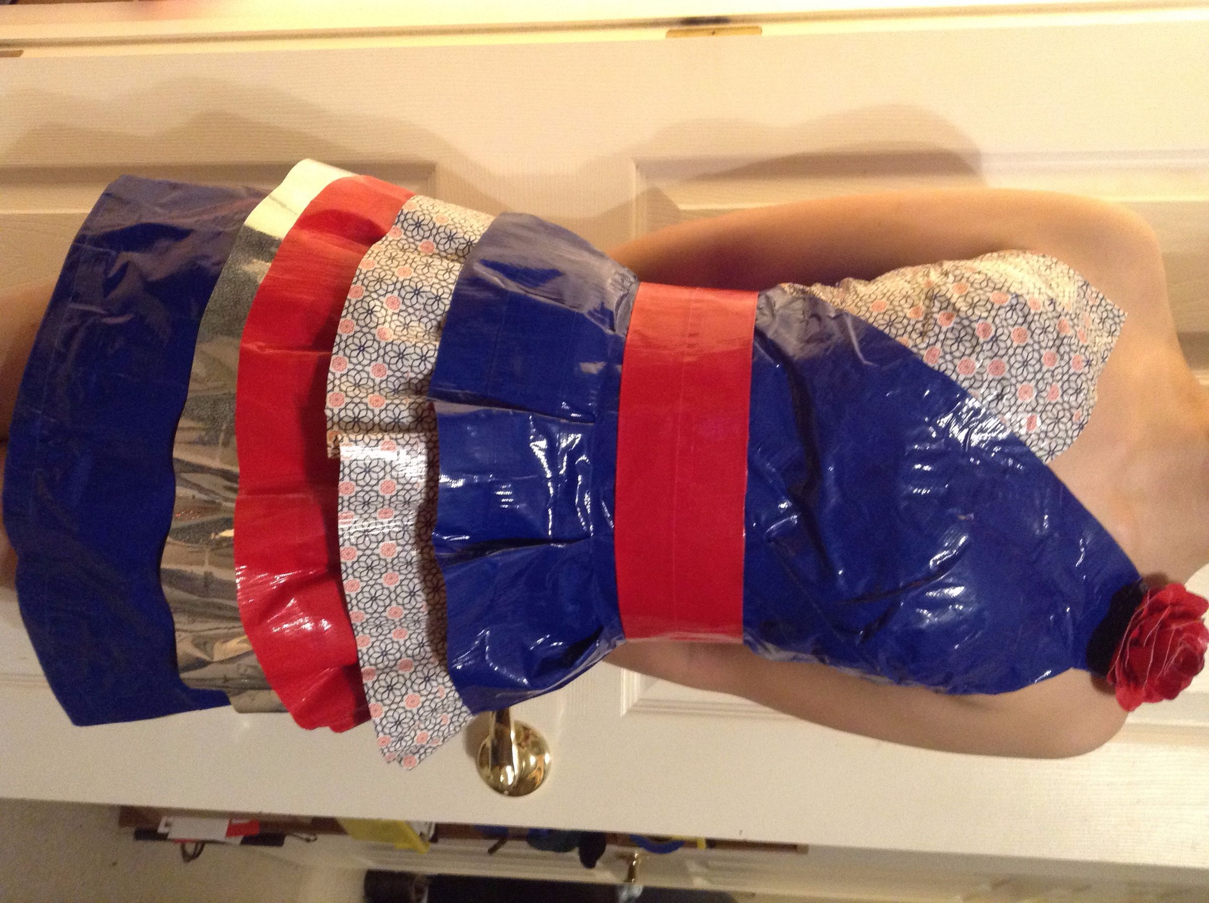 How to Make a Duct Tape Dress in 10 Steps 10 Steps (with Pictures