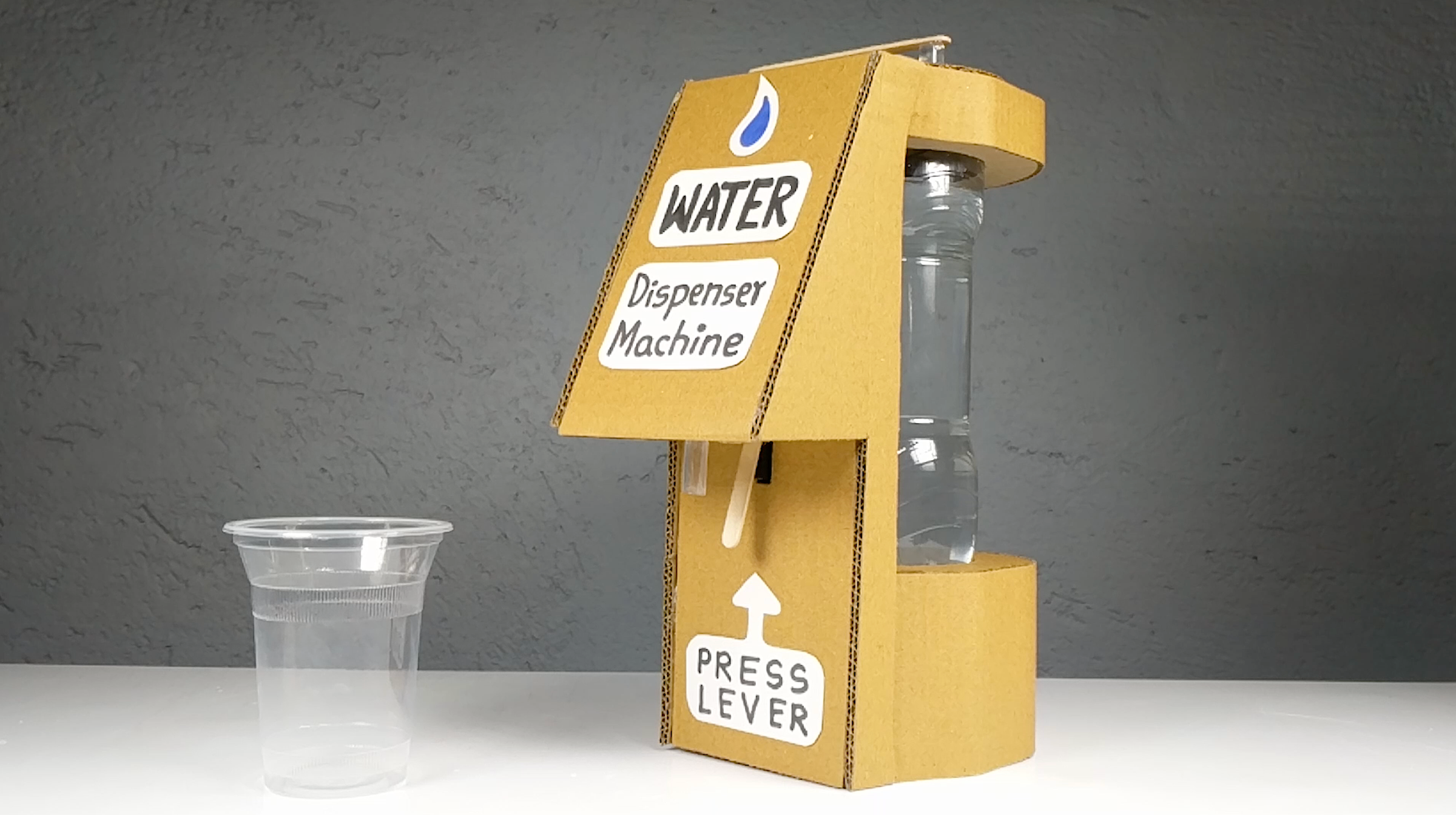 How to Make WATER Dispenser Machine From Cardboard DIY 15 Steps