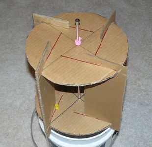 Cardboard Savonius Wind Turbine : 6 Steps (with Pictures) - Instructables