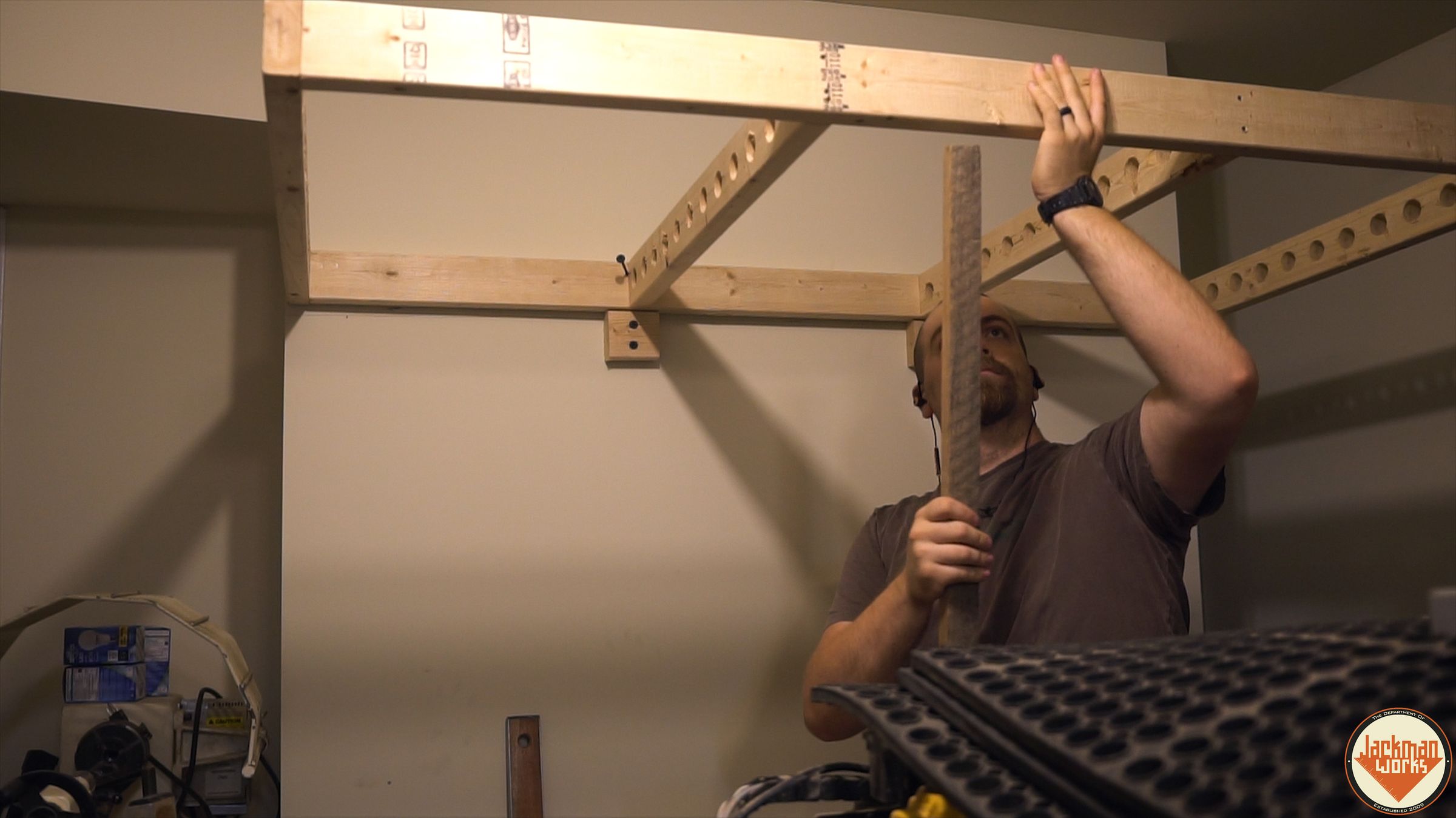 How to build a garage storage loft kobo building