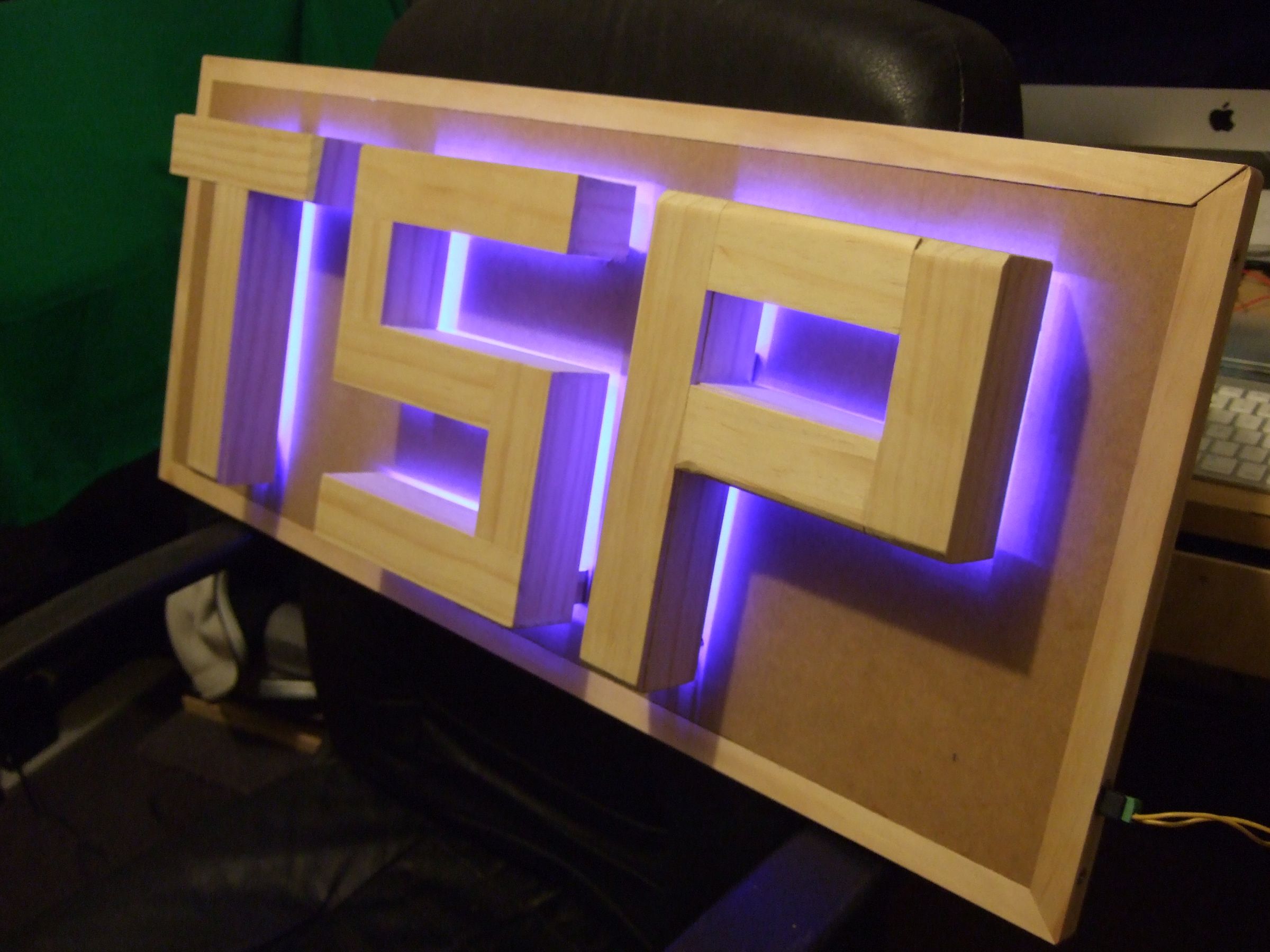 10 inch wood letters logo DIY Project DIY Project Image