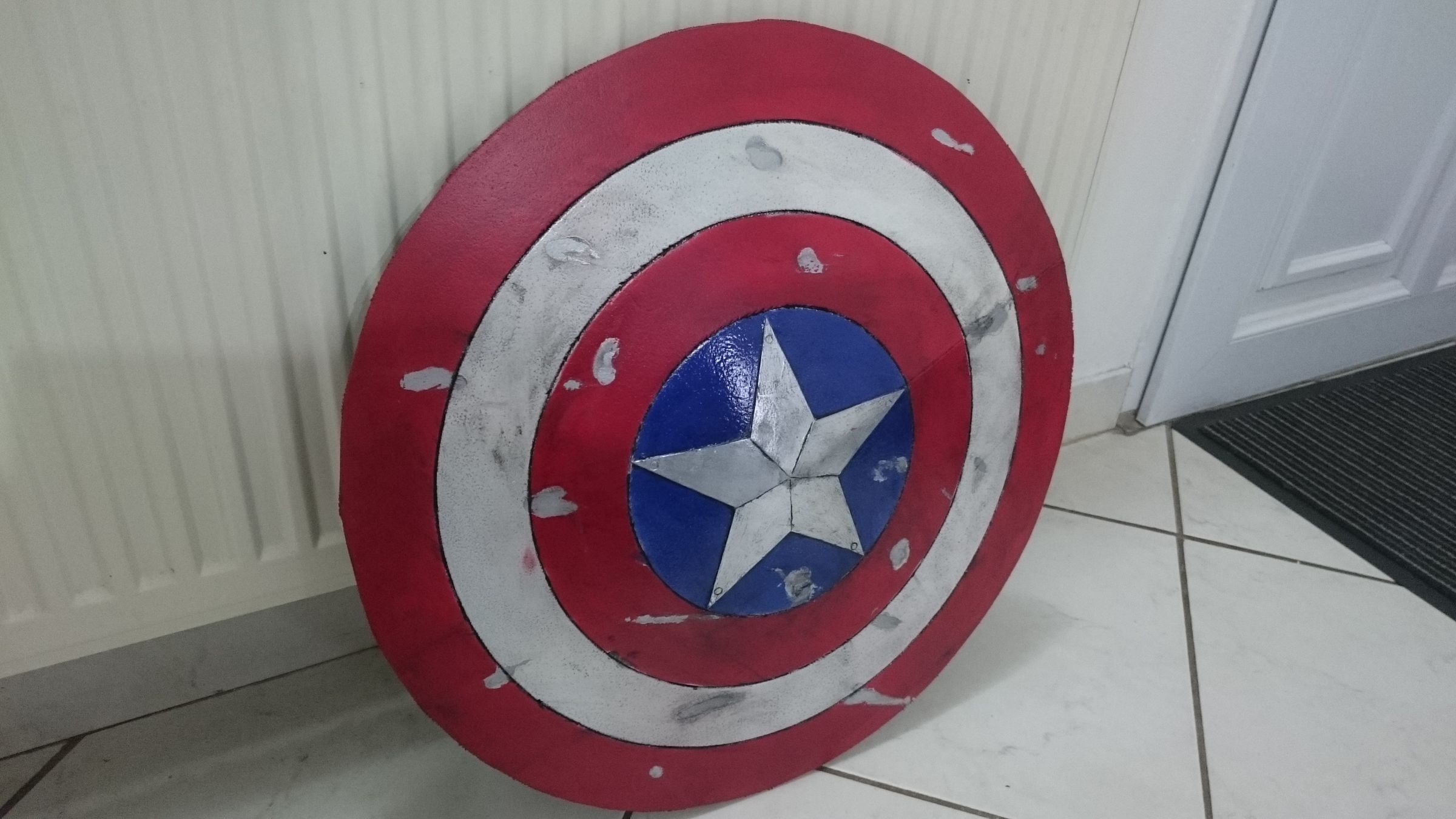 Step-by-step guide for foam captain america shield DIY Project DIY project