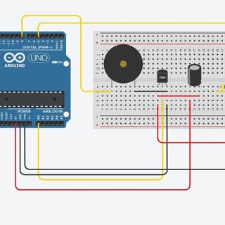 Arduino Buzzer/Light Temperature Alert Sensor Prototype : 12 Steps ...