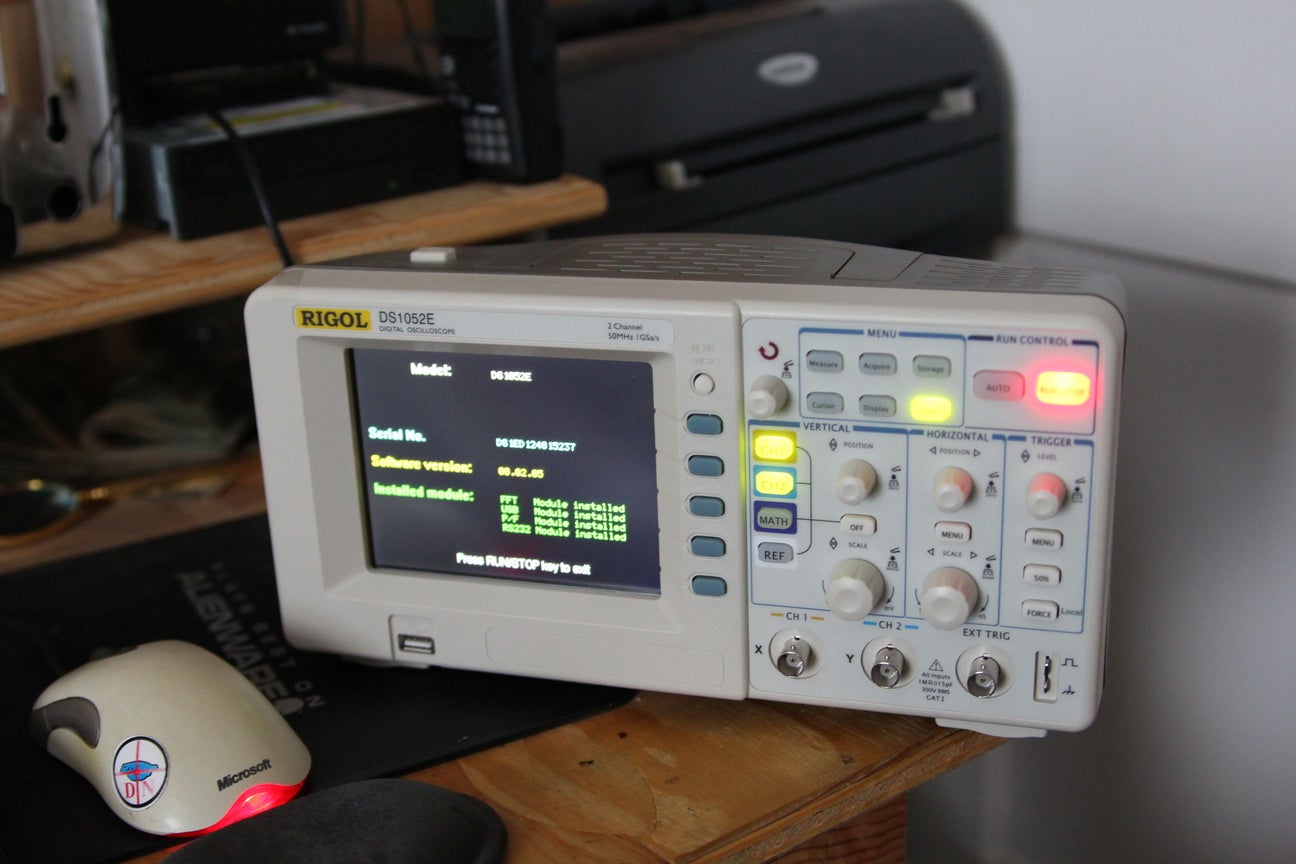 Hacking the Rigol DS1052E Oscilloscope With Linux 12 Steps (with Pictures) Instructables