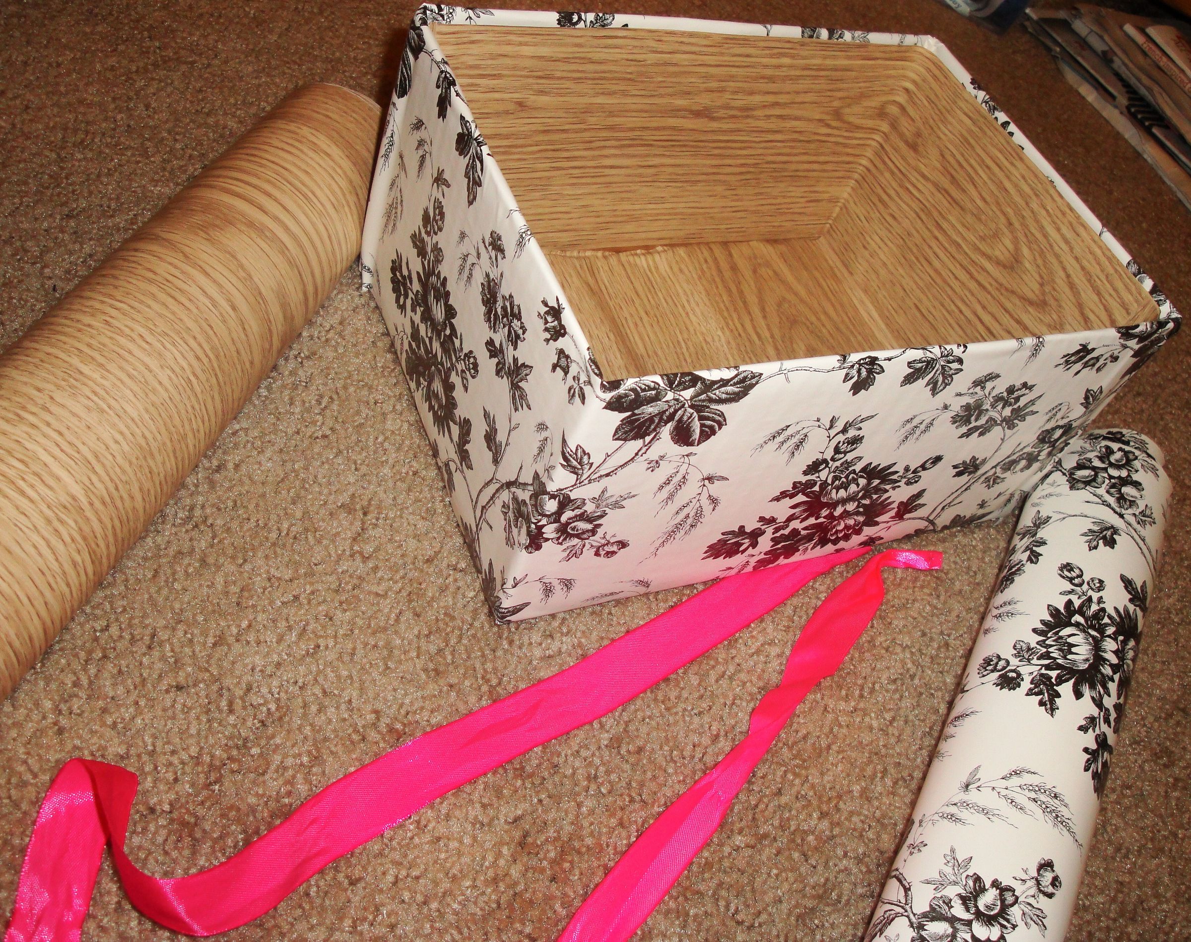 Decorative Cardboard Box 7 Steps Instructables