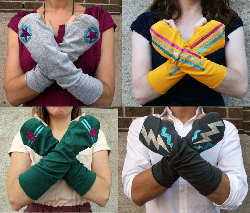 How to Make Superhero Arm Warmers From an Old Tshirt 11 Steps (with