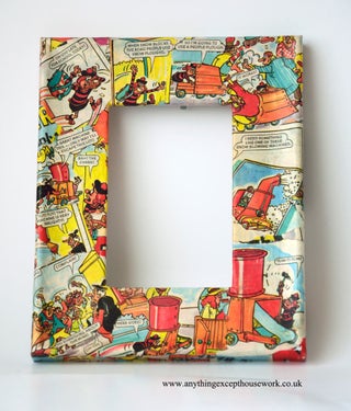Decoupage Picture Frames Using Comics 6 Steps With Pictures Instructables Decoupage Picture Frames Using Comics 6 Steps With Pictures Instructables
