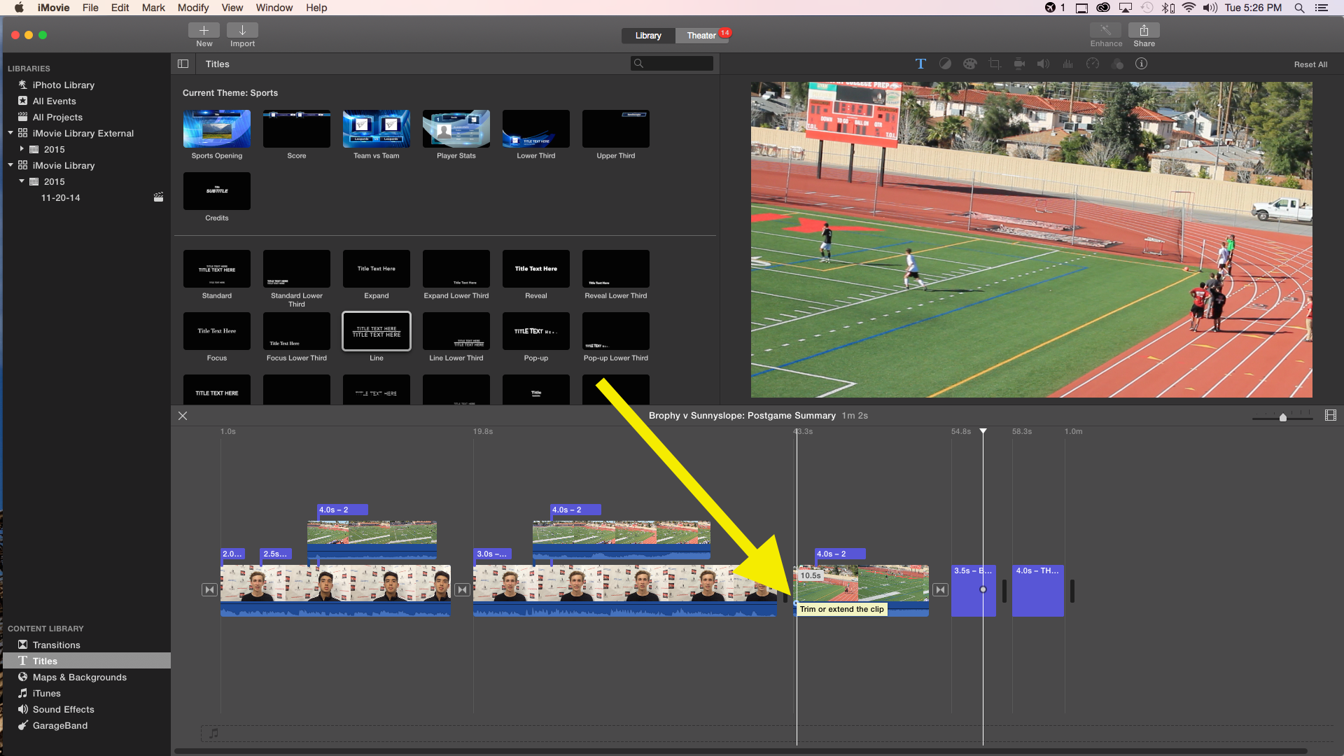 How to Make Highlight Videos Using the Sports Editor in IMovie 8