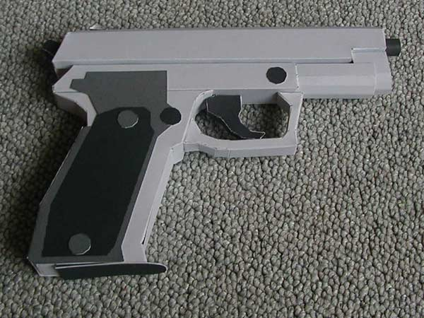 How to Make a Paper Model Gun! : 10 Steps - Instructables